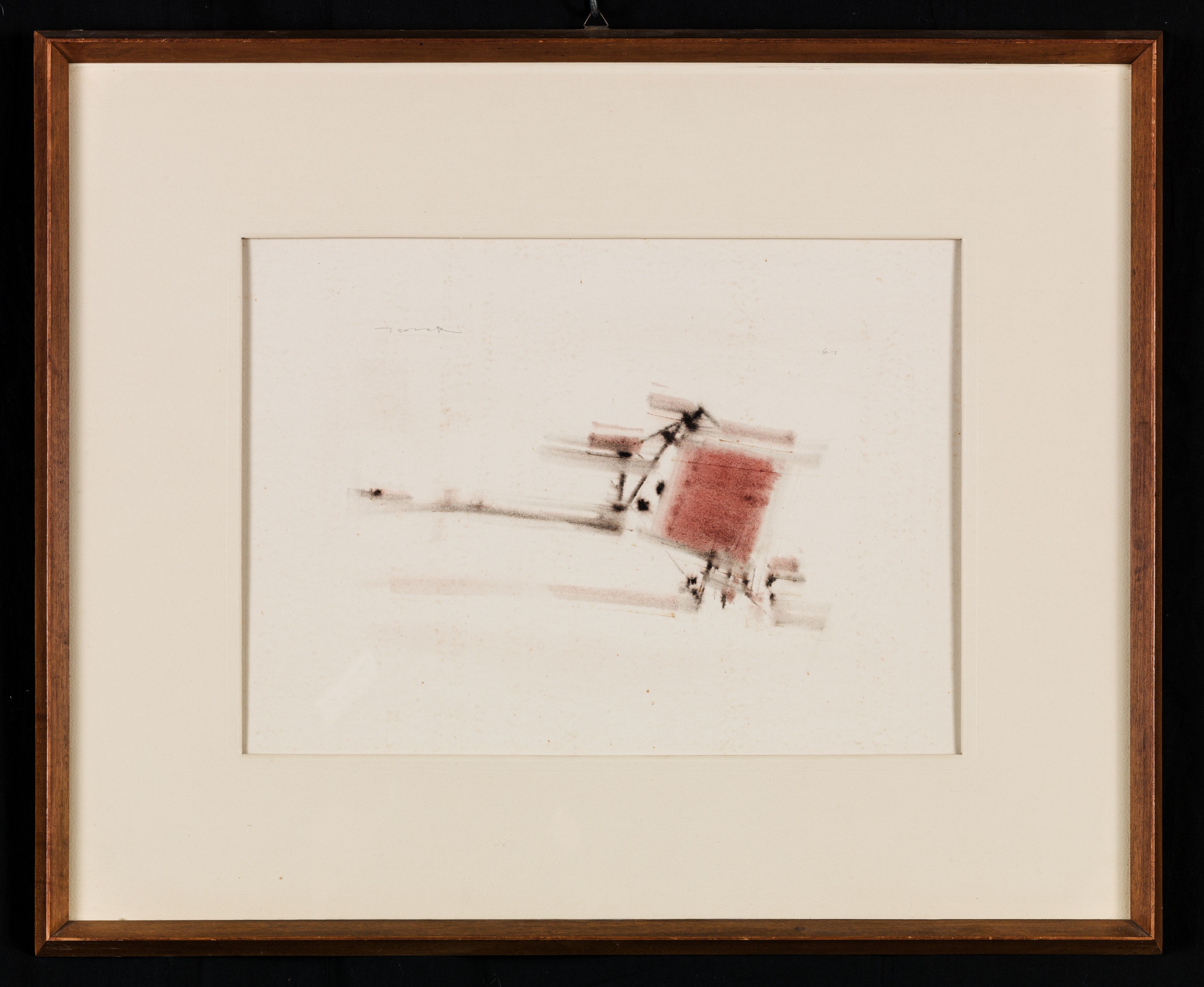 Composizione (dipinto) di Romiti Sergio (sec. XX)