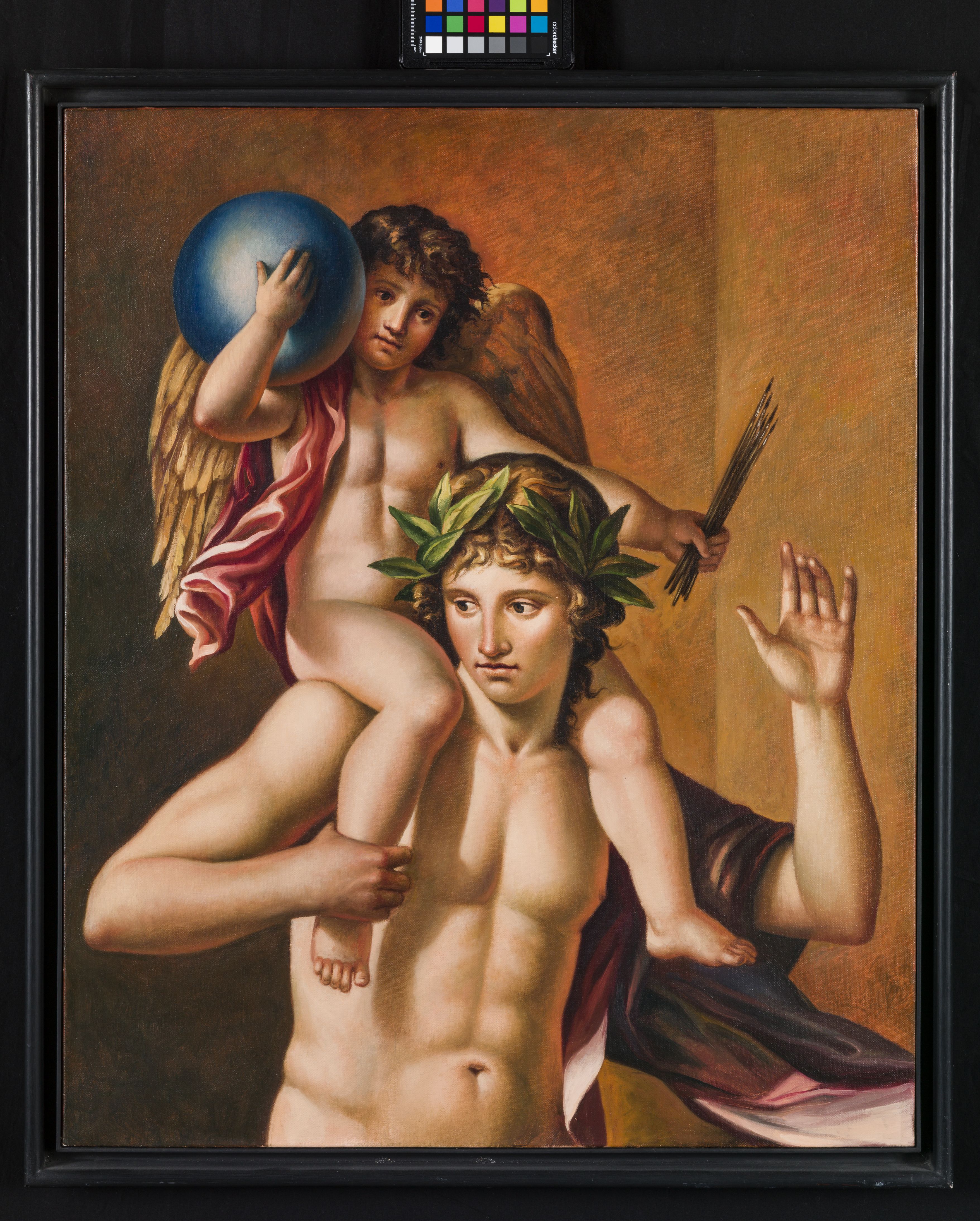 Pictor Arte insignis (dipinto) di Mariani Carlo Maria (sec. XX)