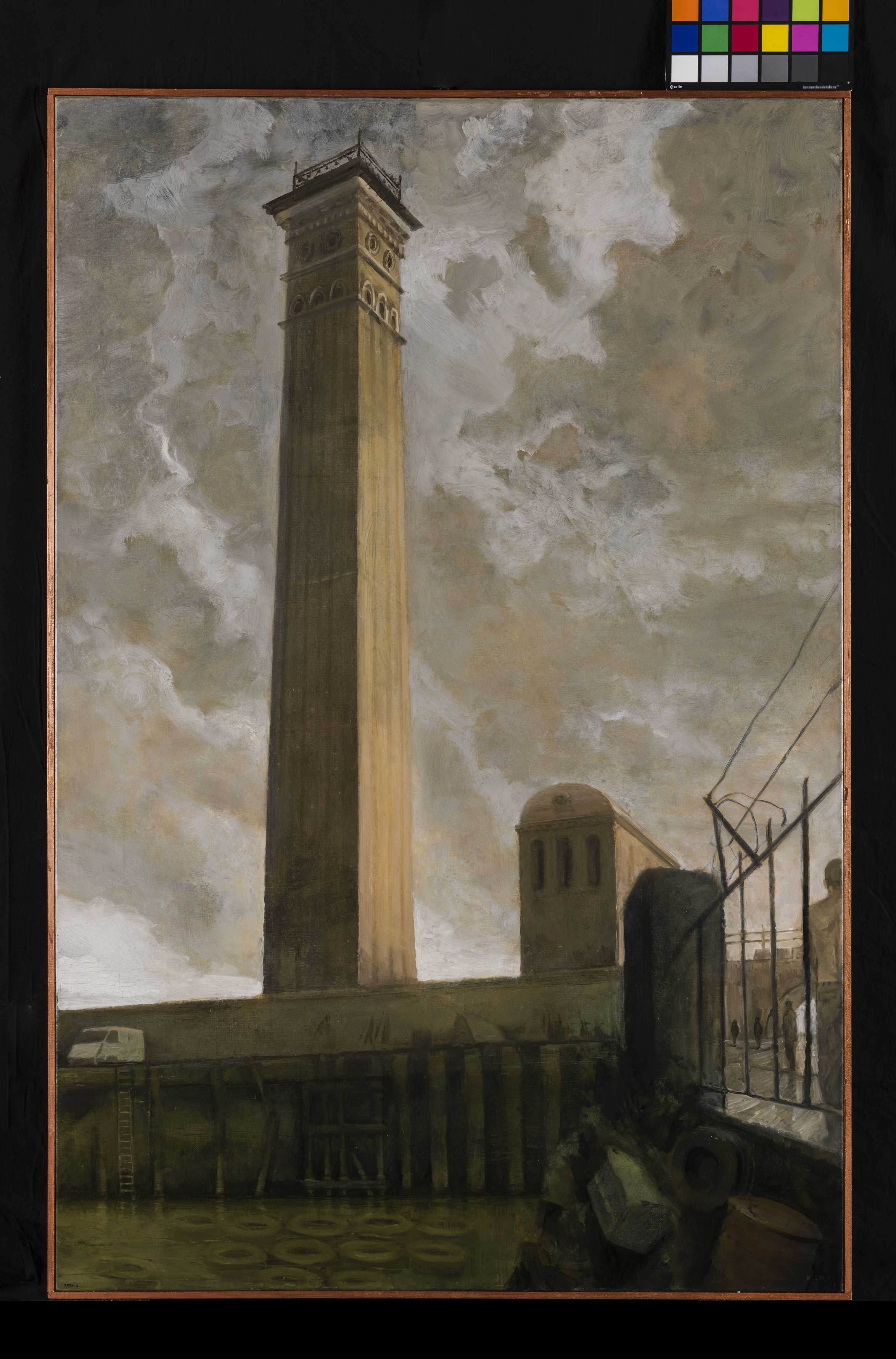 Western Pumping Station (dipinto) di Keen Anna (sec. XXI)