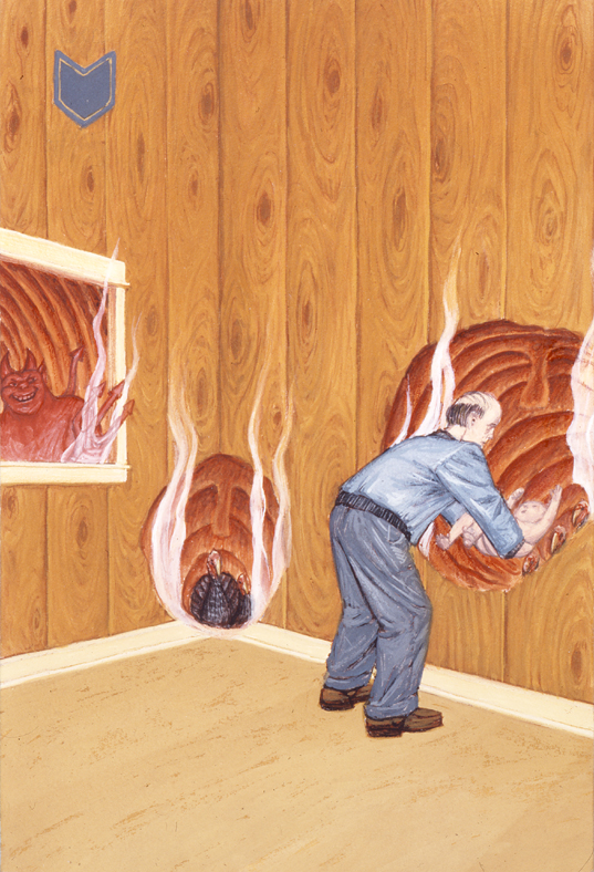 Dream object (A steaming funhouse) (dipinto) di Shaw Jim (sec. XX)