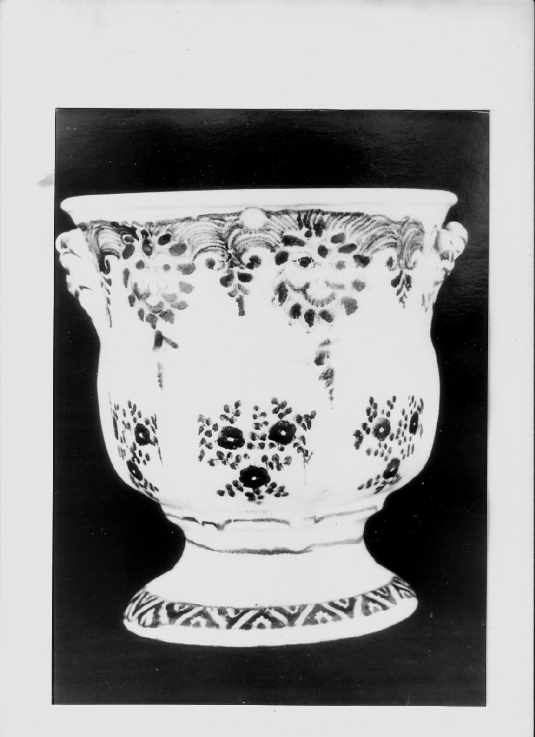Vaso (secchiello, opera isolata) - manifattura savonese (seconda metà XVIII)