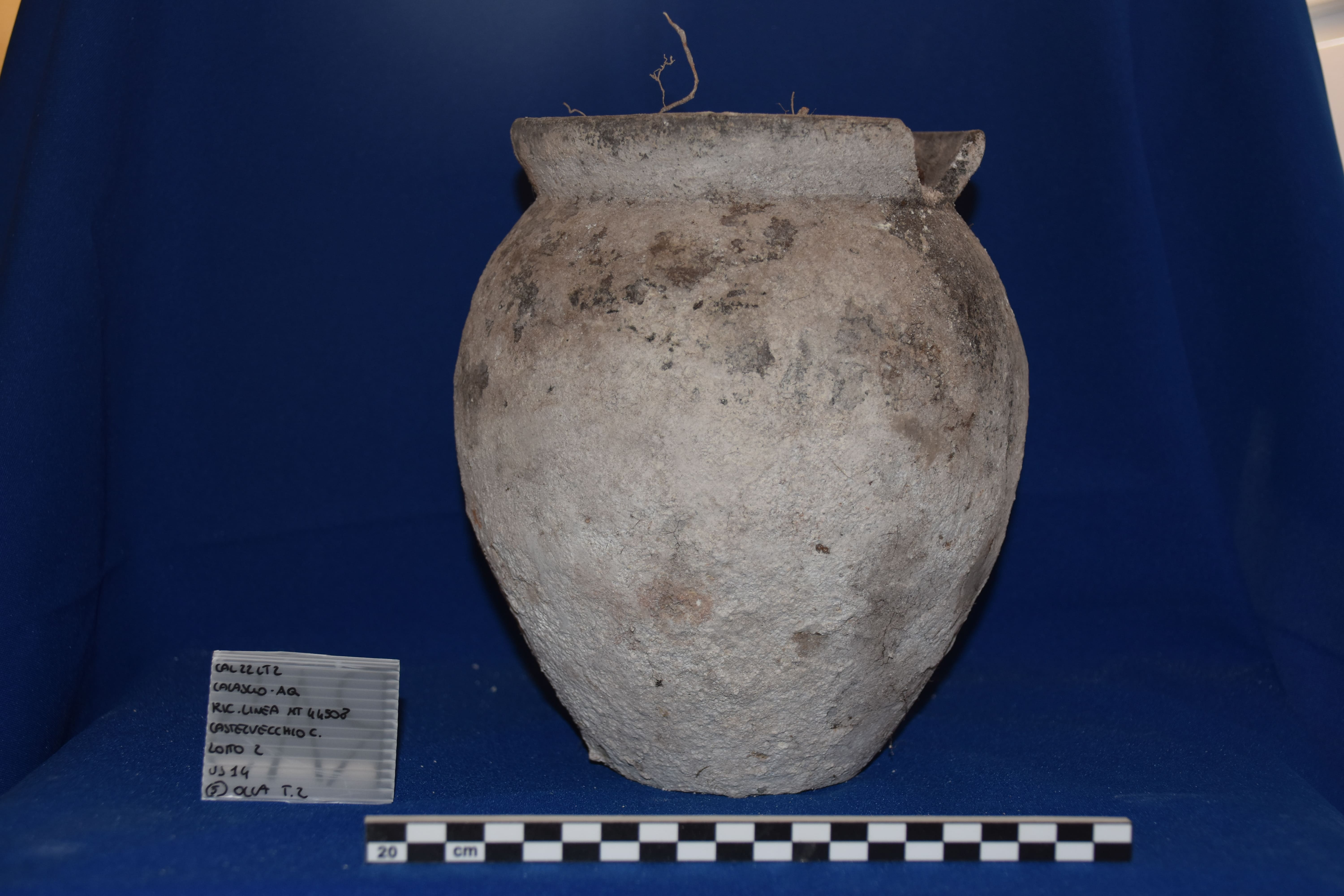 SINGOLO OGGETTO/ olla, SECOLI/ II a.C