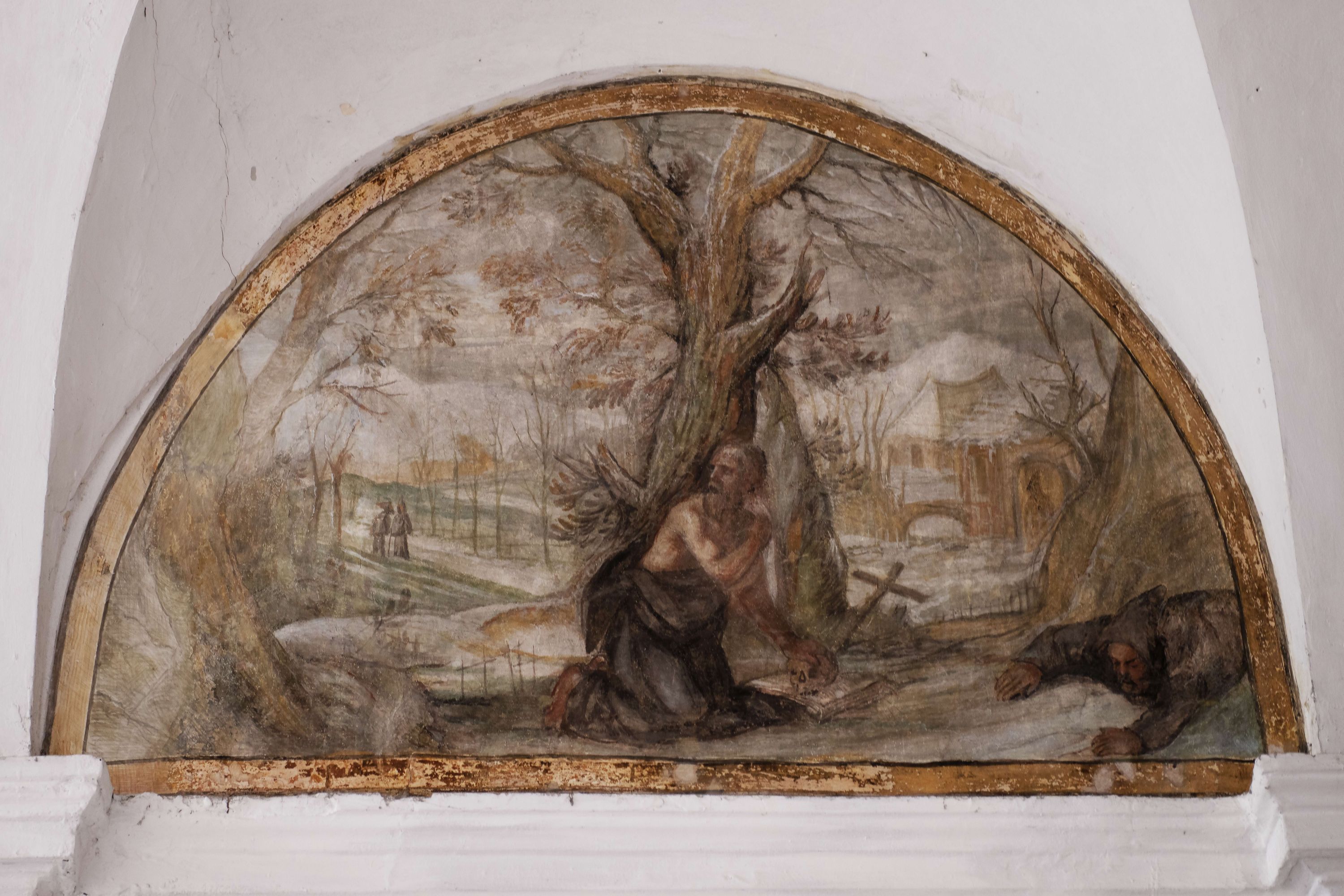 Storie dell'ordine agostiniano, Frati agostiniani (affresco, ciclo) - maestranze locali (prima metà sec. XVII)