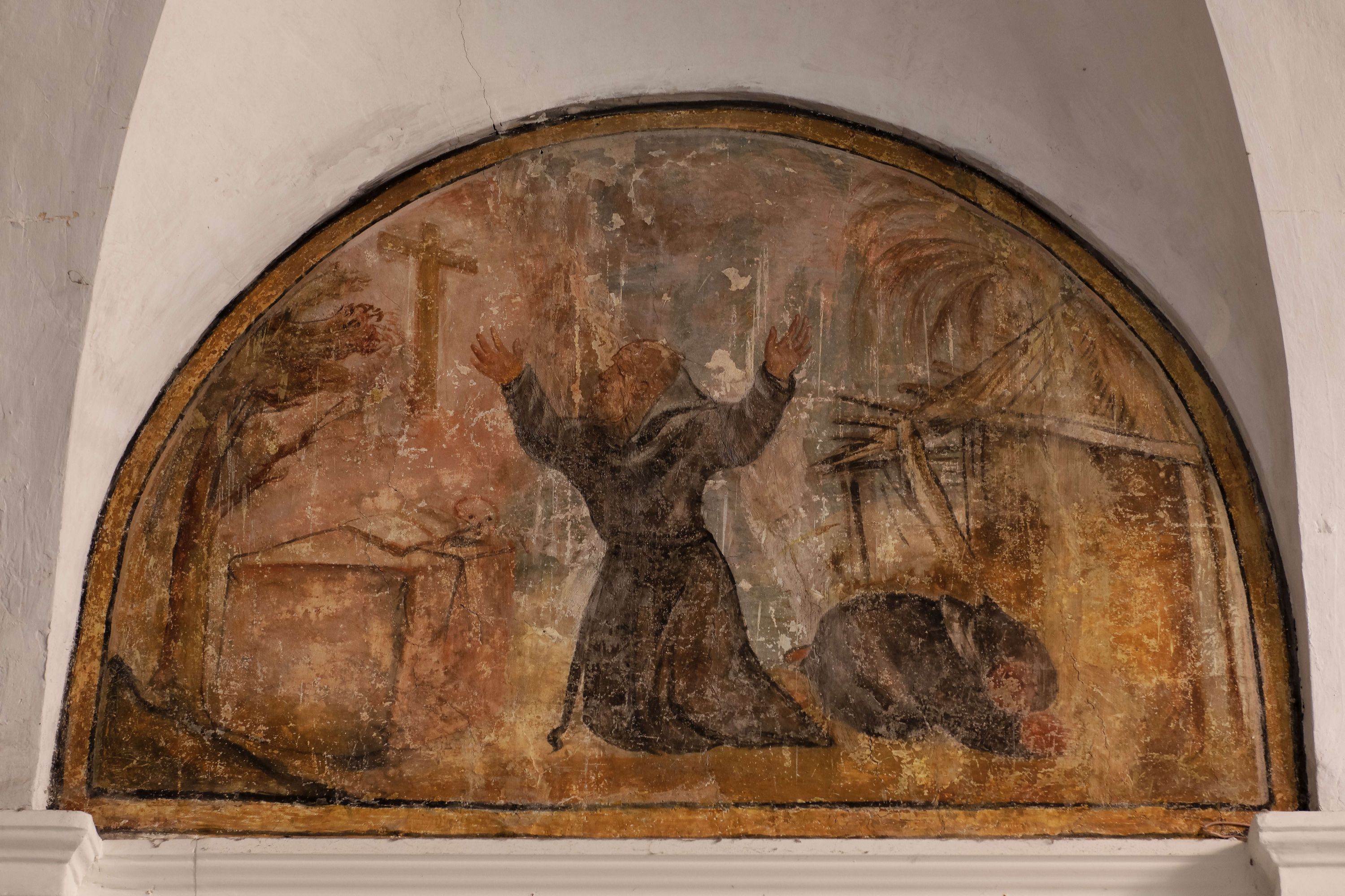 Storie dell'ordine agostiniano, Frati agostiniani (affresco, ciclo) - maestranze locali (prima metà sec. XVII)