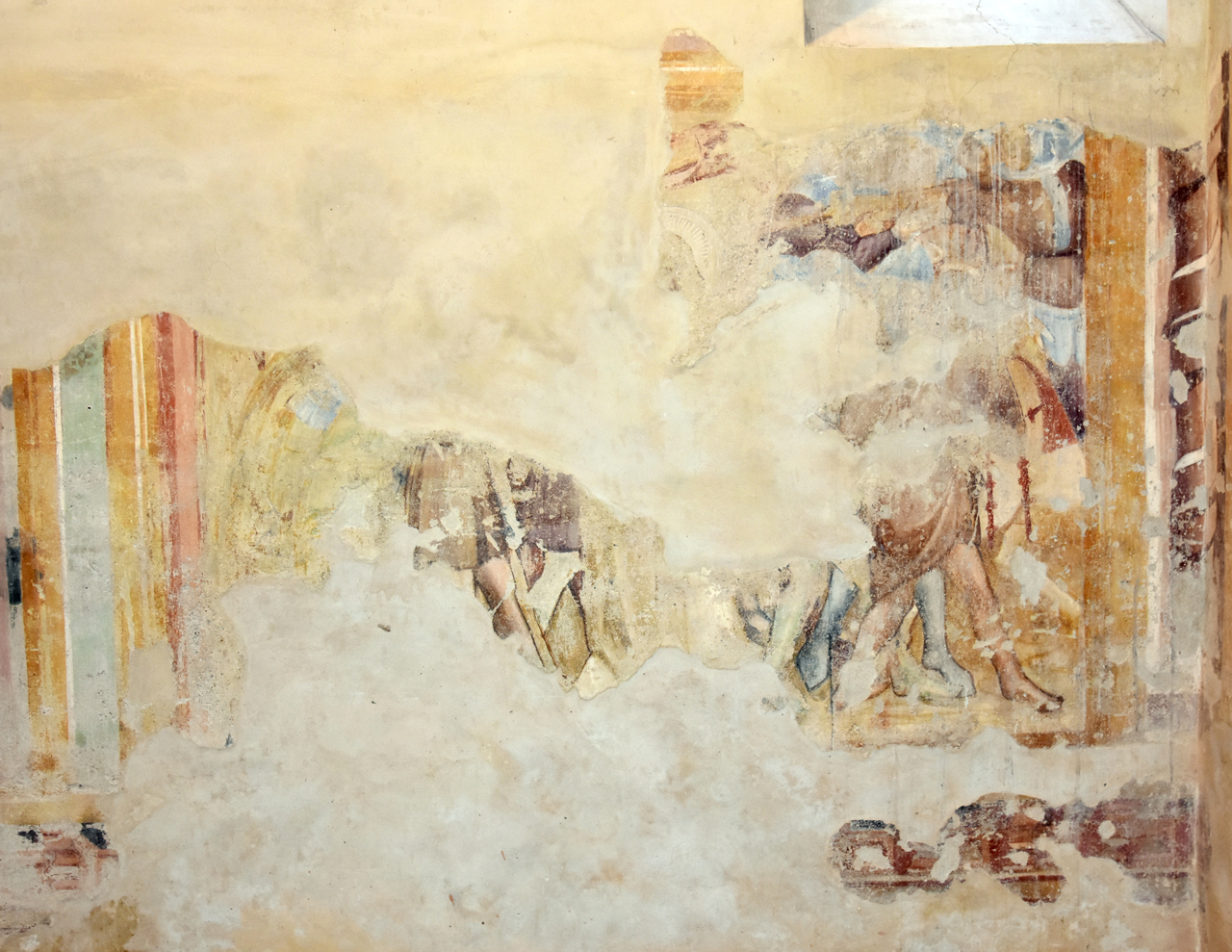 salita di Cristo al monte Calvario (dipinto, frammento) di Mazzaforte Giovanni di Corraduccio (attribuito) (XV)