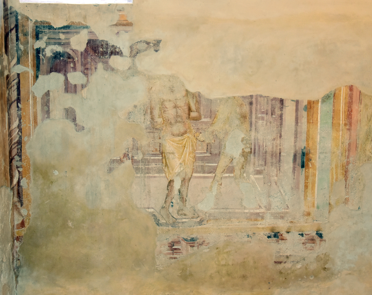 flagellazione di Cristo (dipinto, frammento) di Mazzaforte Giovanni di Corraduccio (attribuito) (XV)