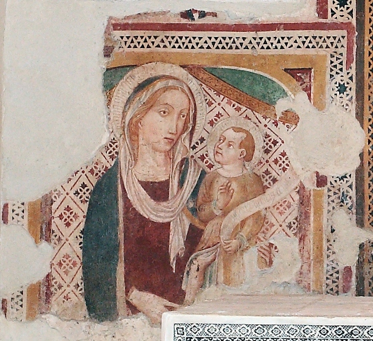 Madonna con Bambino (dipinto, elemento d'insieme) - ambito umbro (prima metà XV)
