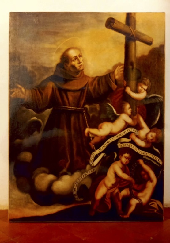San Pietro d’Alcantara in preghiera (dipinto, opera isolata) di da Brescia, Emiliano - ambito bresciano (fine XVII)