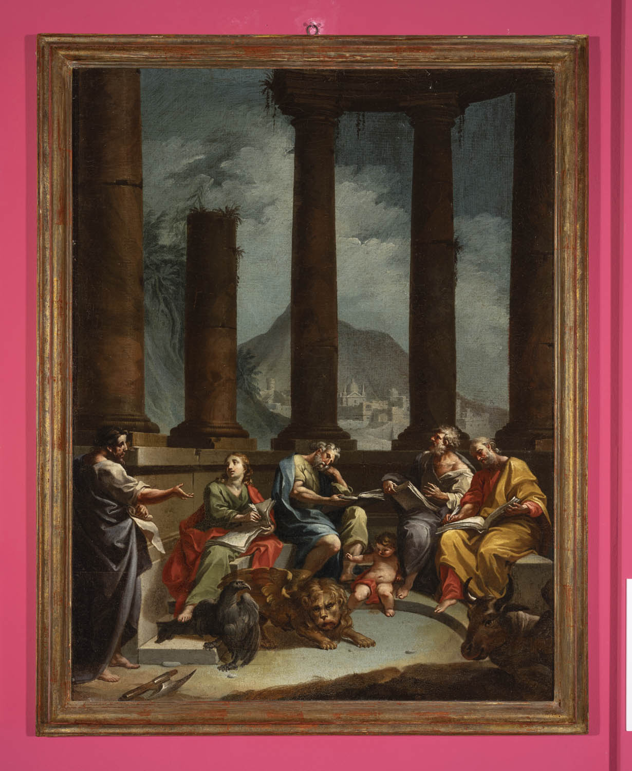 I quattro Evangelisti e san Giuda Taddeo (ex voto, insieme) di Cattaneo, Sante (seconda metà XVIII secolo)