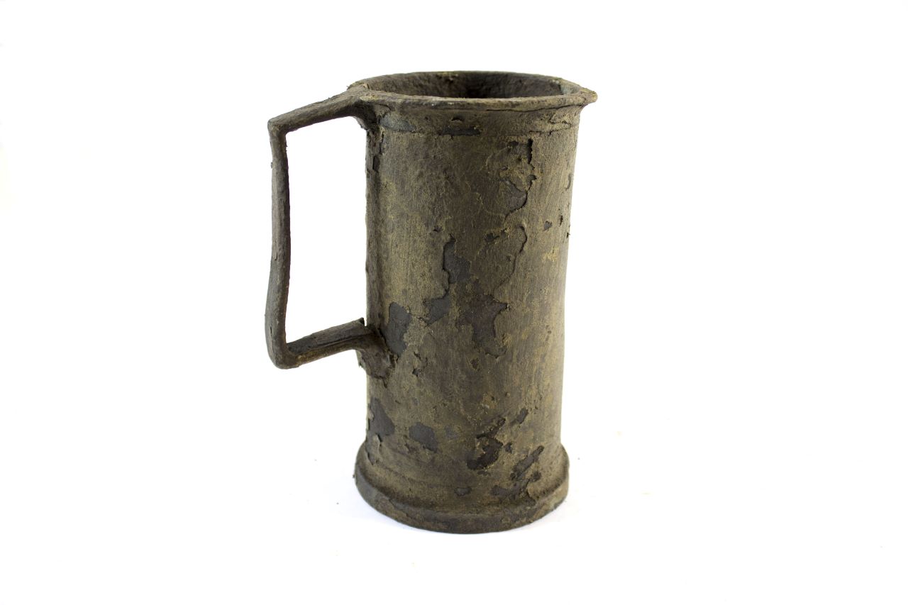 litru in brunzu (misura, per liquidi, ARREDI E SUPPELLETTILI/ CONTENITORI, RECIPIENTI E OGGETTI DI USO DOMESTICO) - bottega artigianale lussurgese