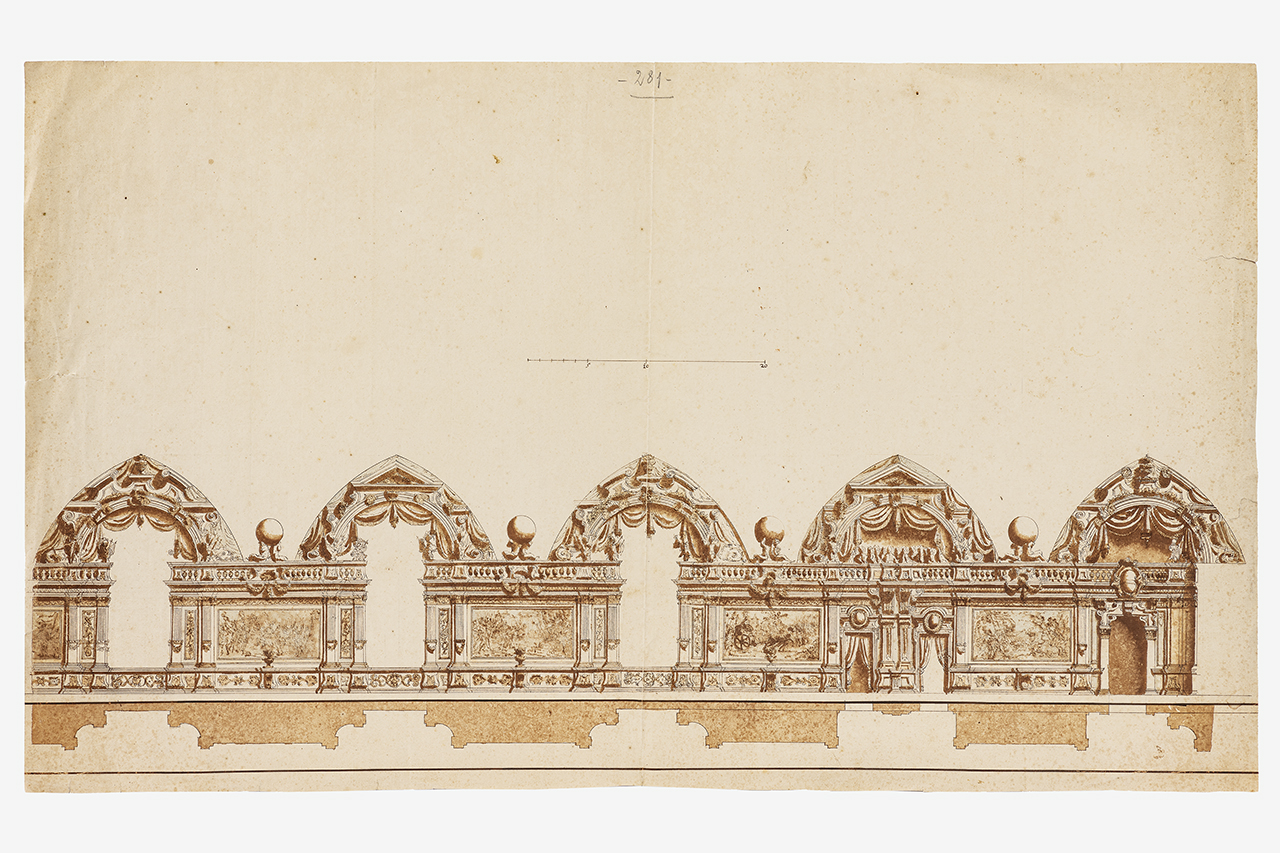 Progetto architettonico (disegno) - ambito Italia centro-settentrionale (XIX)