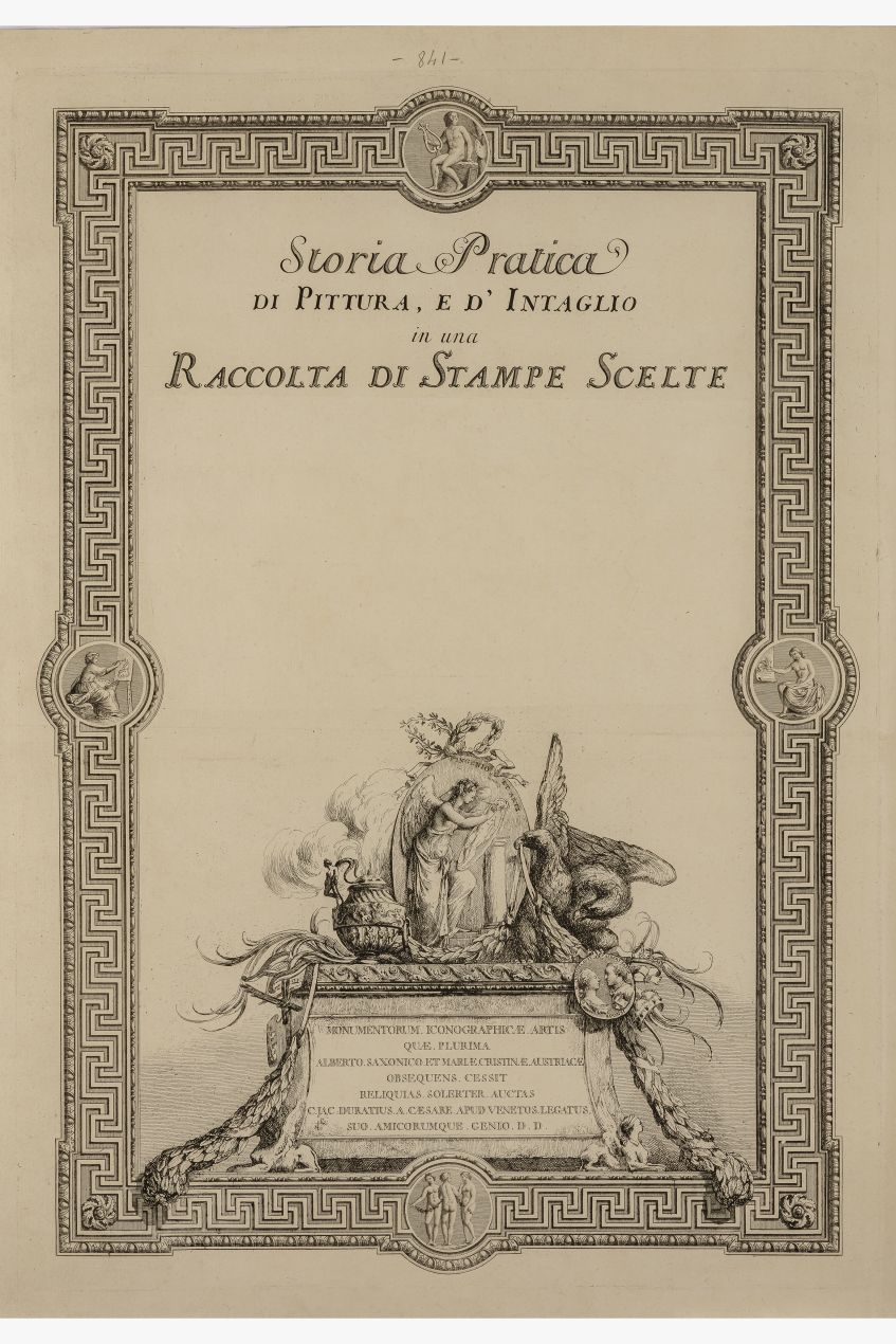 Storia pratica di pittura, e d'intaglio in una raccolta di stampe scelte (stampa) di David, Giovanni (ultimo quarto XVIII)