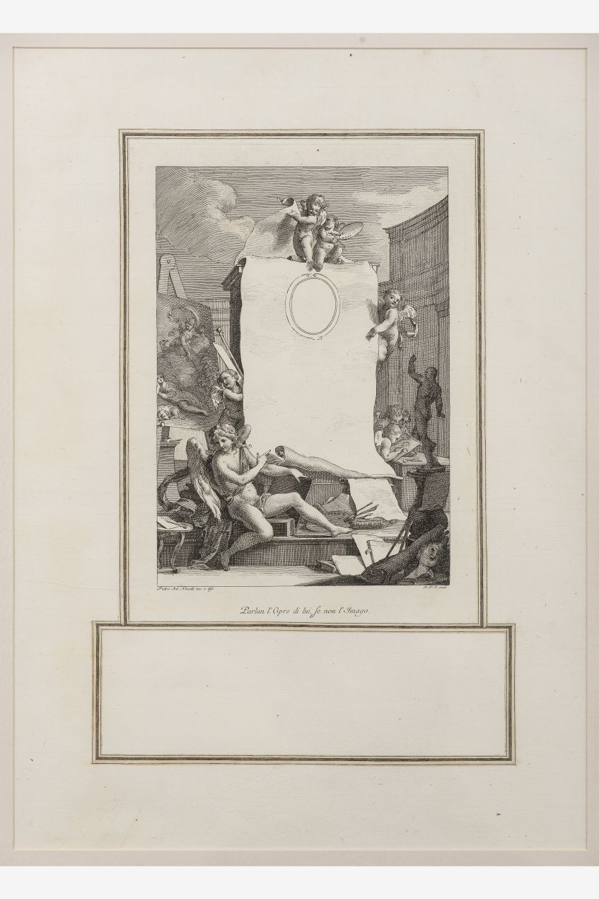 Parlan l'Opre di lui, Se non l'Imago (stampa) di Novelli, Pietro Antonio (ultimo quarto XVIII)