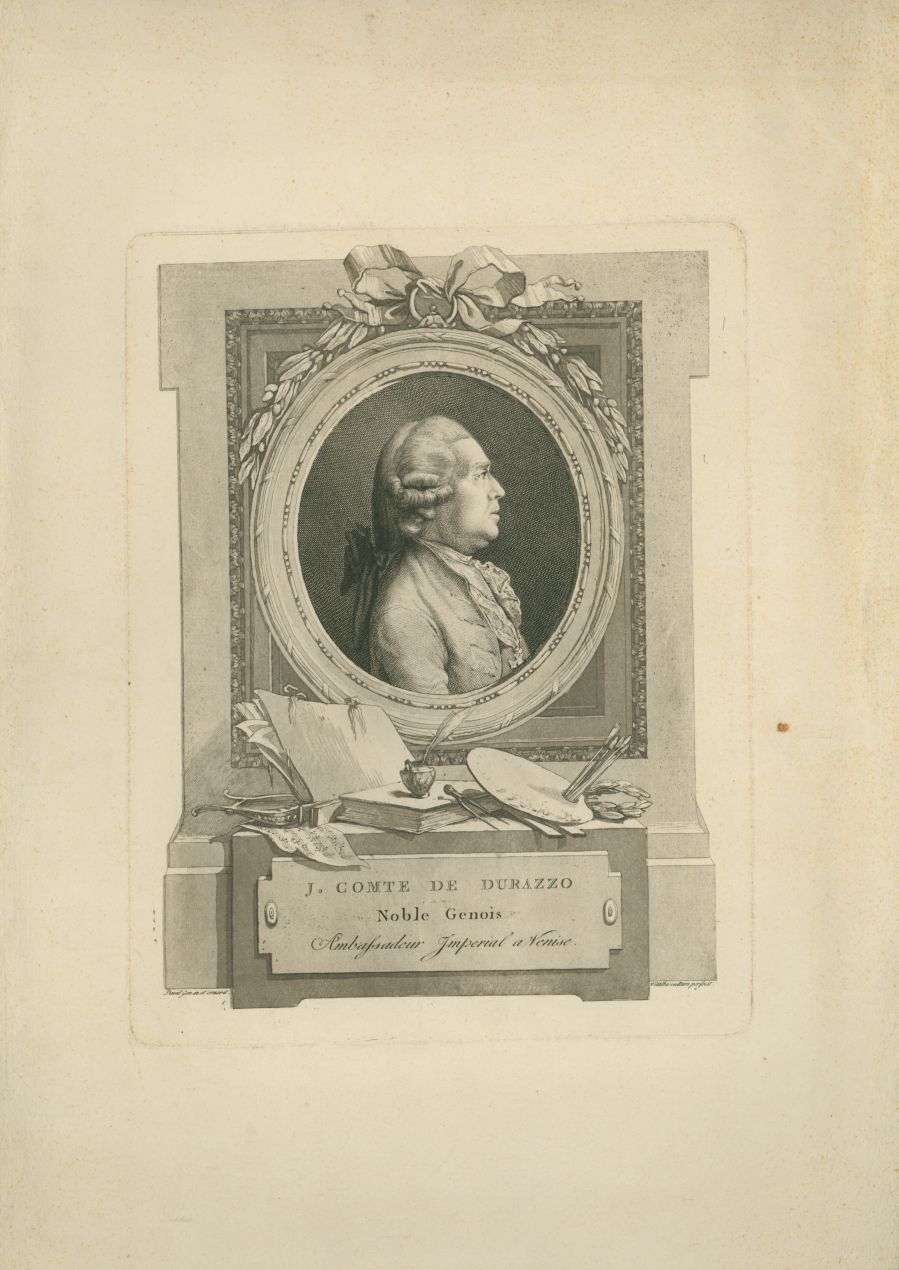J. Comte de Durazzo (stampa) di David, Giovanni, Vitalba, Giovanni (ultimo quarto XVIII)