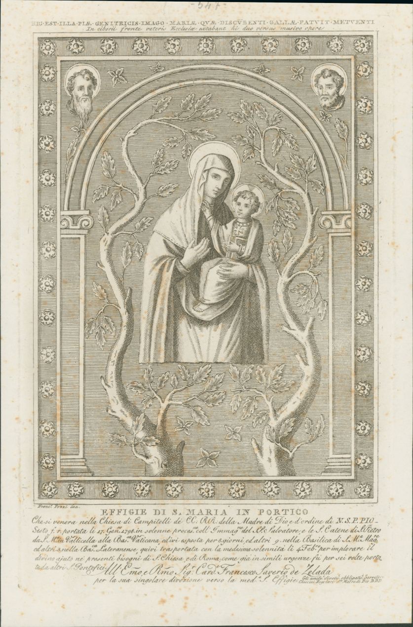 Hic Est Illa (stampa) di Pozzi, Francesco (fine XVIII)