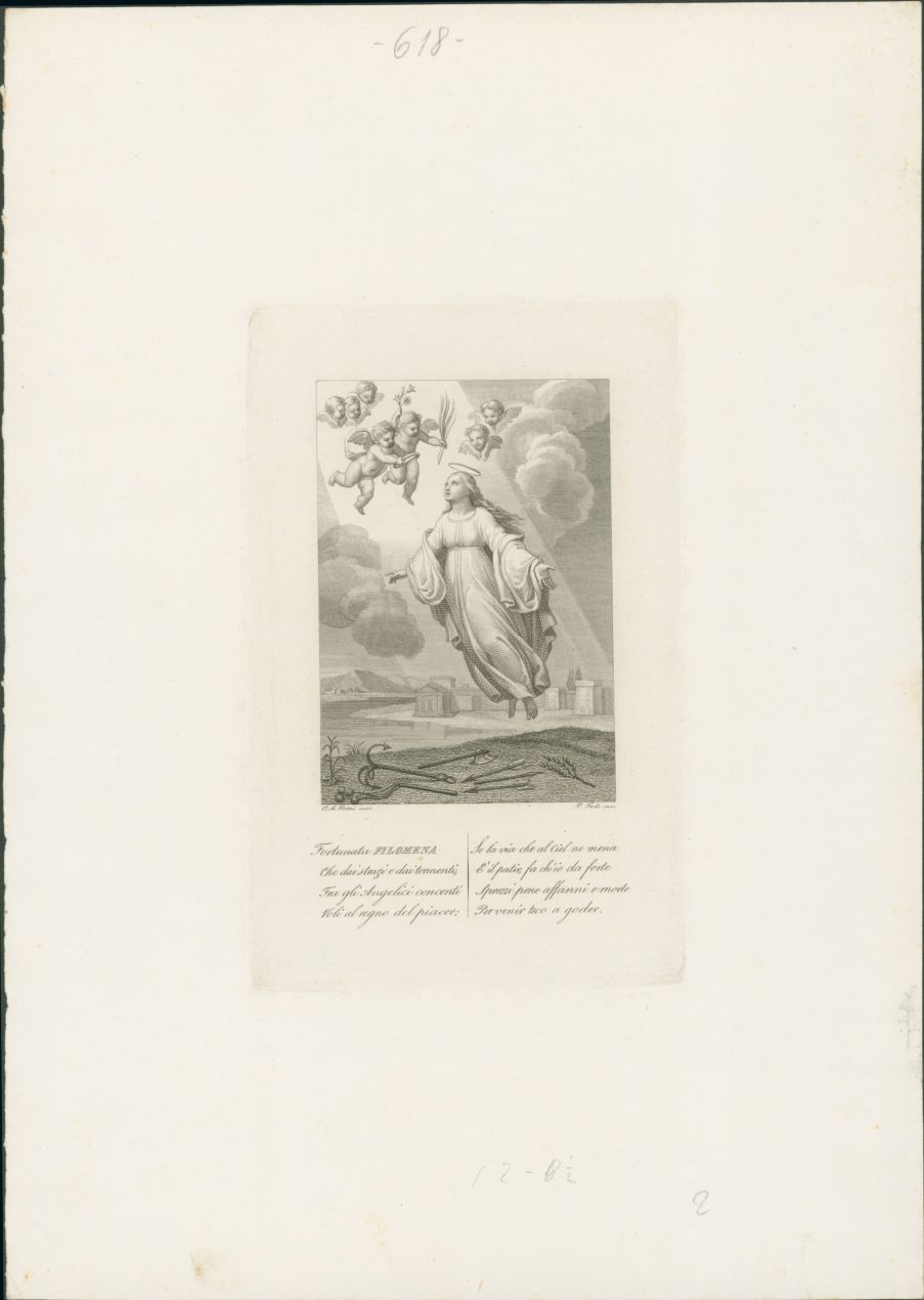 Fortunata Filomena (stampa) di Pozzi Andrea, Folo, Pietro (prima metà XIX)