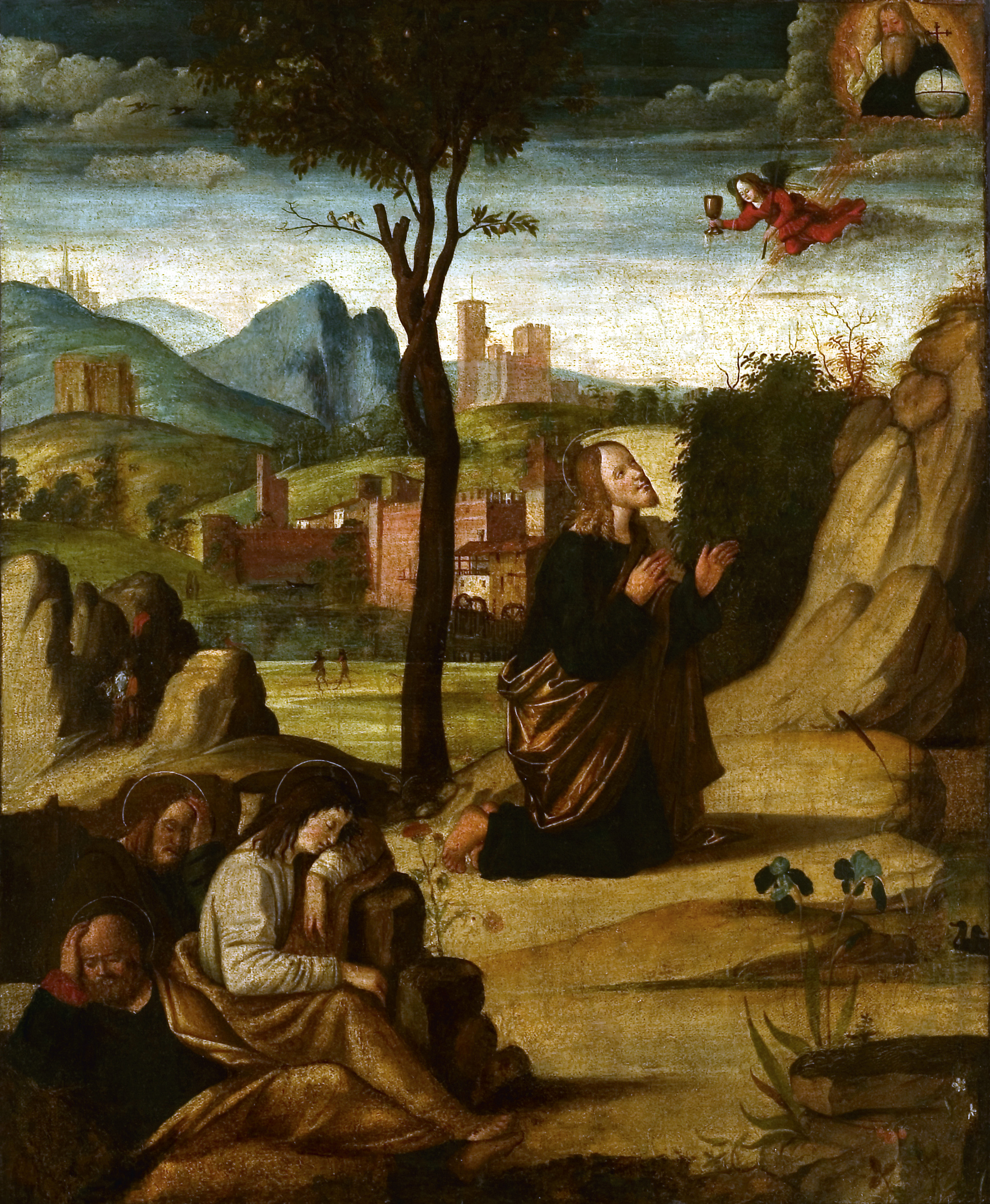 Orazione nell'orto, Orazione di Gesù nell'orto degli ulivi (dipinto, opera isolata) di Michele da Verona - ambito veronese (primo quarto XVI)