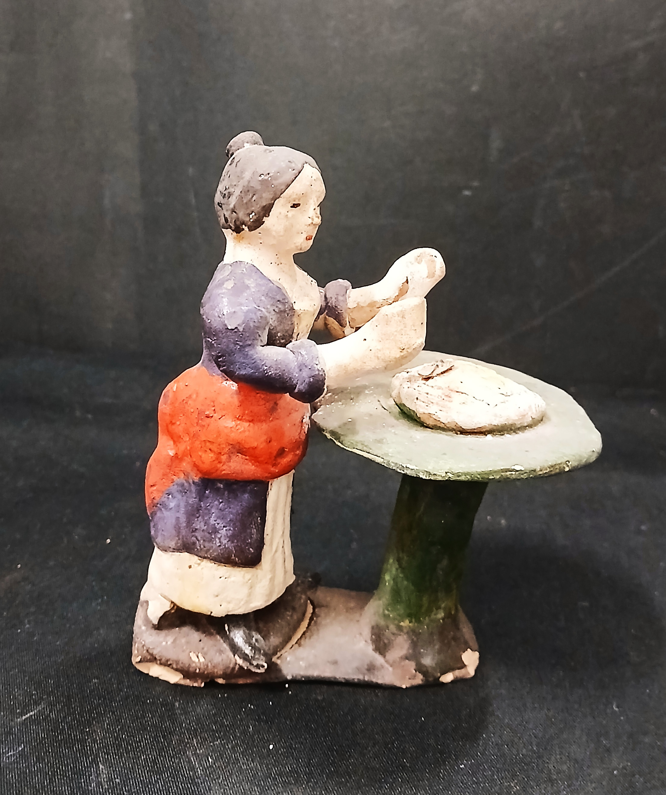 figura presepiale, pasturielli (immaginetta, sacra, RITUALITÀ/ OGGETTI DEVOZIONALI)