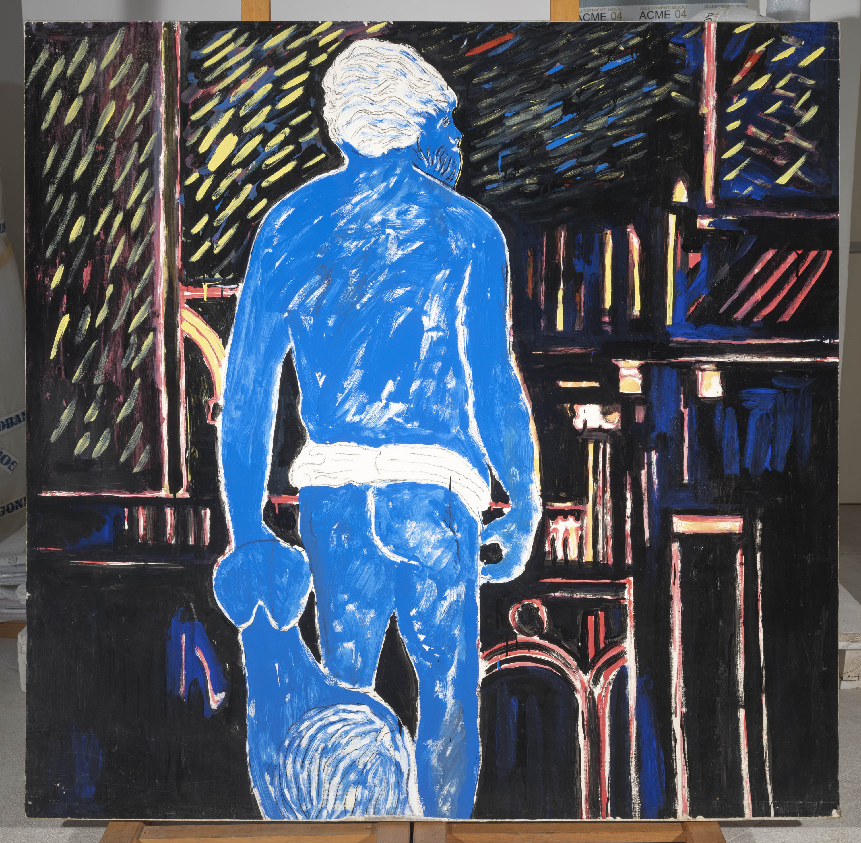 L'antico moderno (dipinto) di Degani Eugenio (sec. XX)