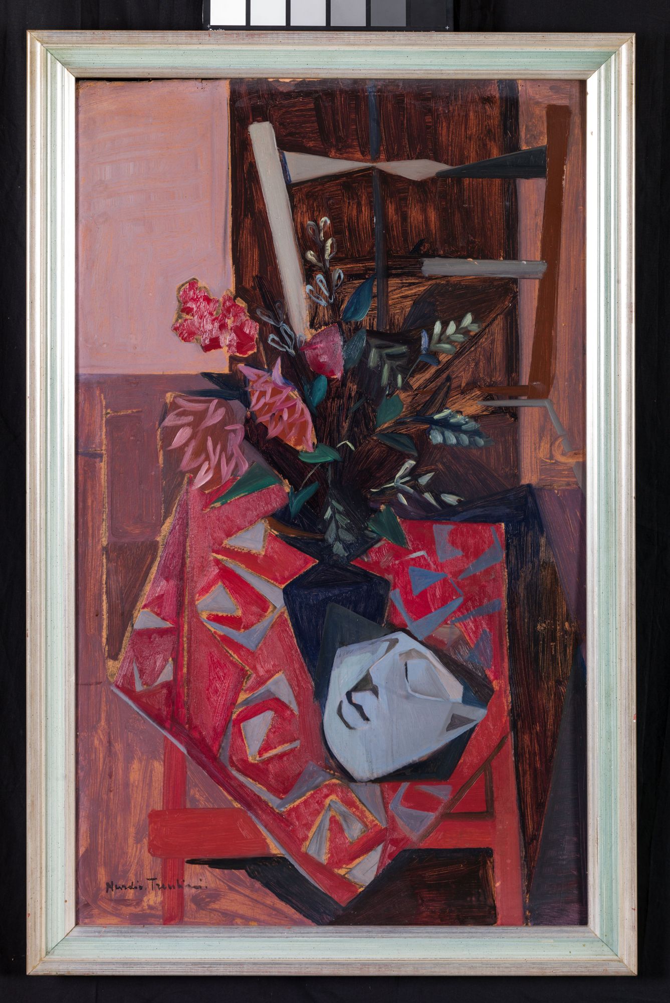 Composizione, natura morta (dipinto, opera isolata) di Trentini, Nurdio - ambito italiano (XX)