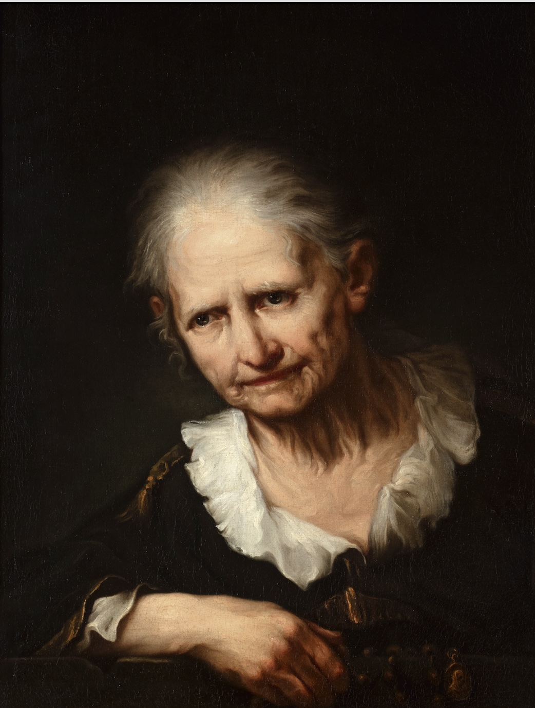 Vecchia, Vecchia (dipinto, pendant) di Nogari Giuseppe - ambito veneziano (metà XVIII secolo)