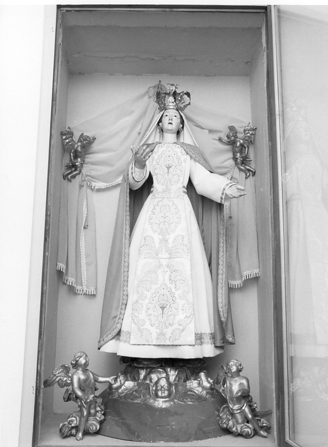 Madonna (Vergine in gloria) (statua) - ambito veneto (sec. XIX)