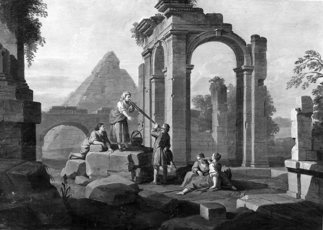 udito (dipinto) di Zocchi Giuseppe (XVIII)