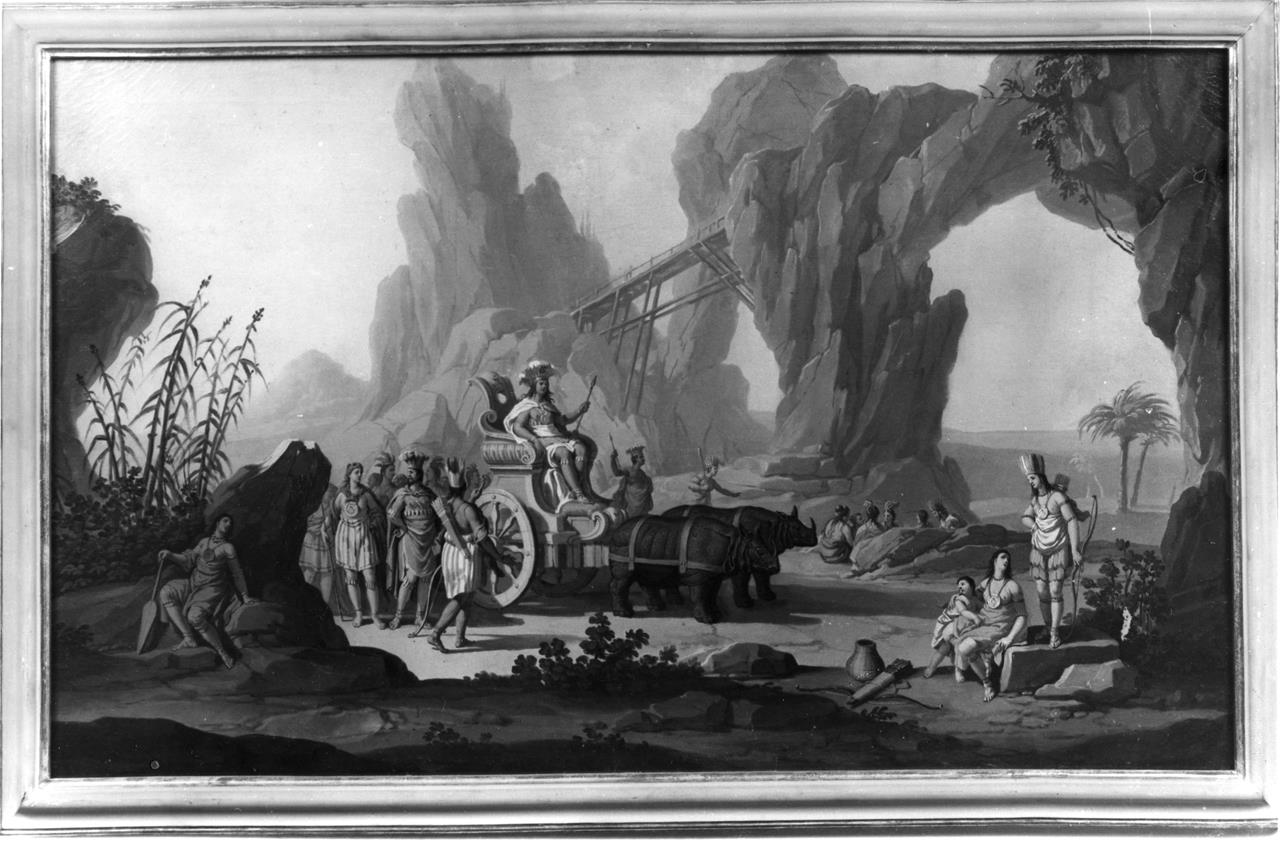 Trionfo dell'America (dipinto) di Zocchi Giuseppe (XVIII)