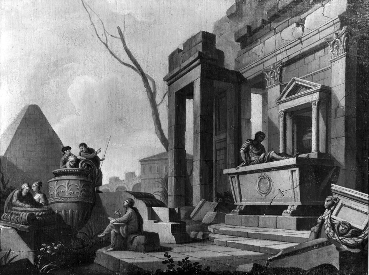 veduta di rovina (dipinto) di Cioci Antonio (XVIII)