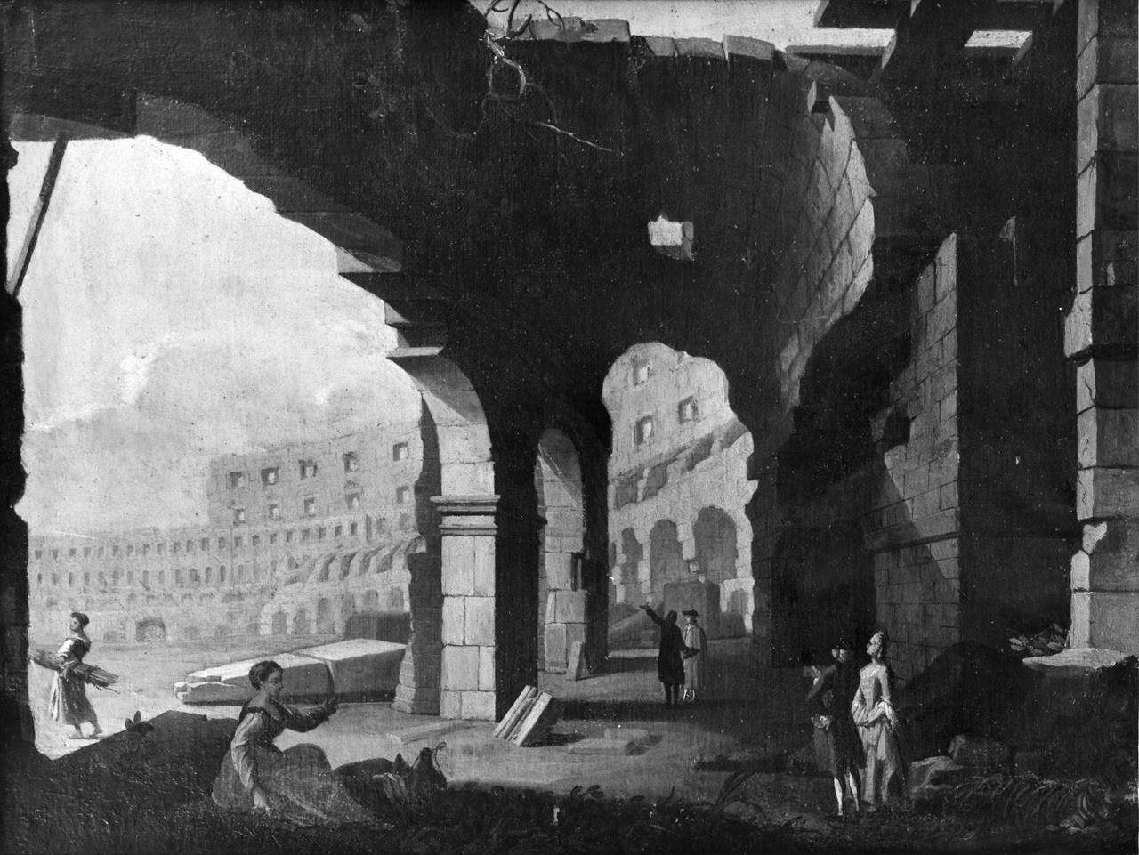 veduta del Colosseo (dipinto) di Cioci Antonio (XVIII)