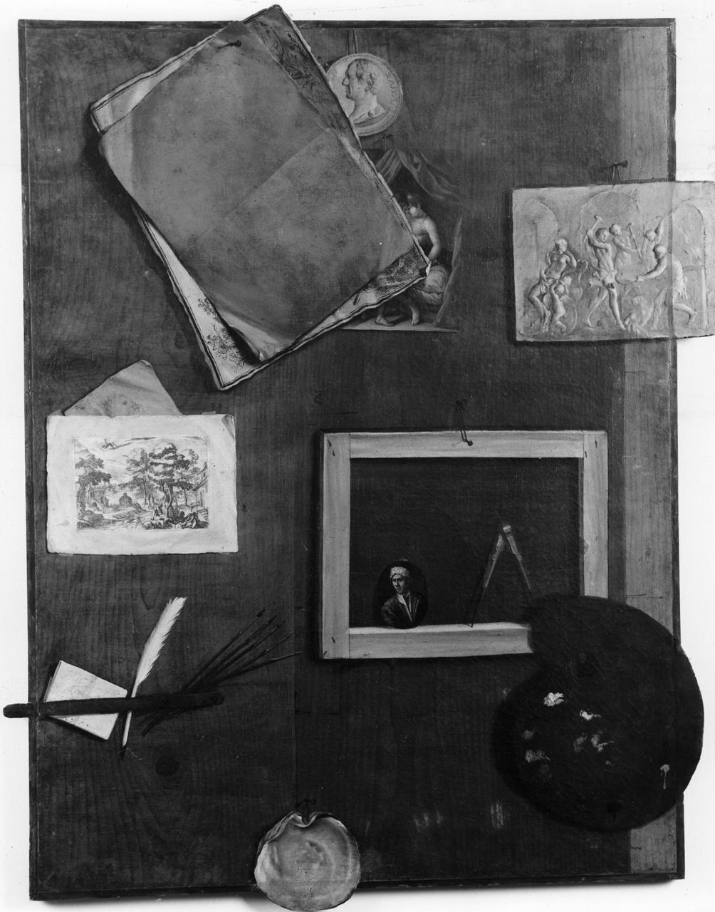 Natura Morta a inganno (dipinto) di Cioci Antonio (XVIII)