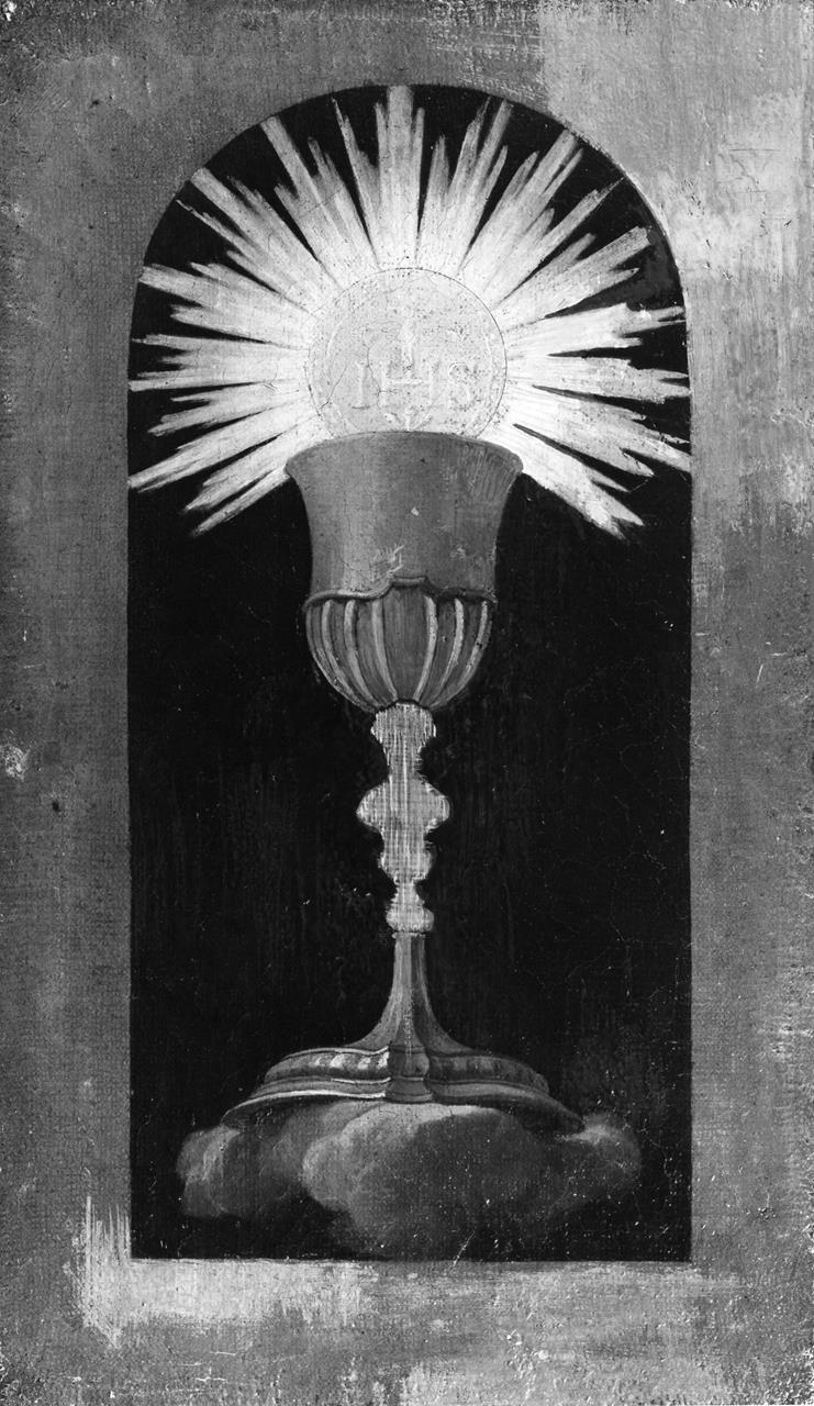 sportello di ciborio con calice eucaristico (dipinto) di Cioci Antonio (XVIII)
