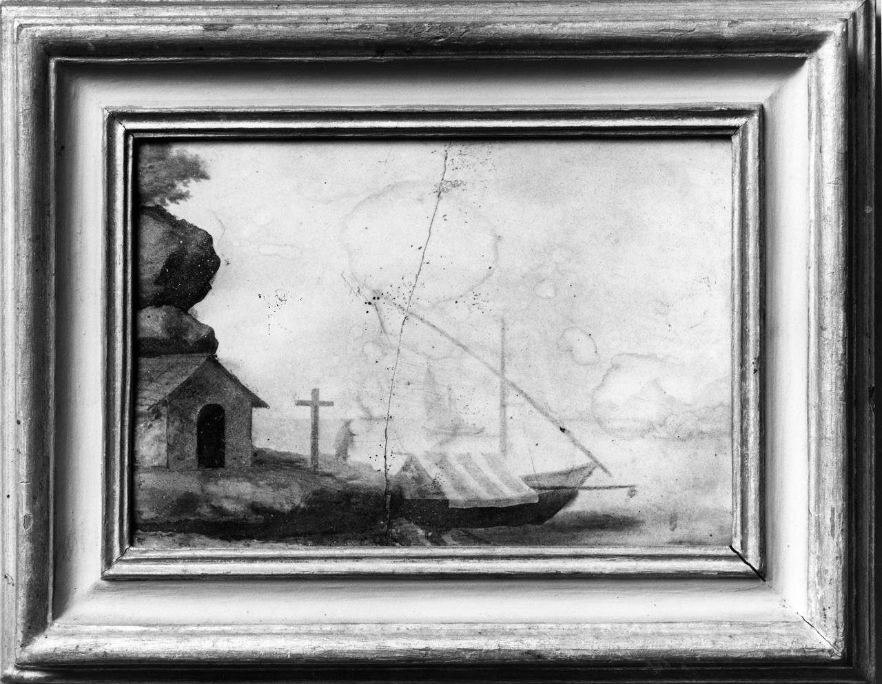 veduta lacustre (dipinto) di Gori Lamberto Cristiano (attribuito) (seconda metà XVIII)