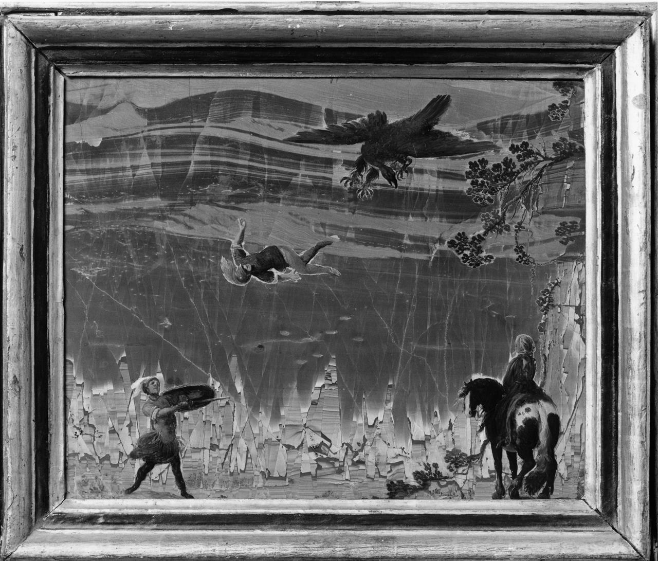 episodio dell'Orlando Innamorato (dipinto) - manifattura granducale (primo quarto XVII)