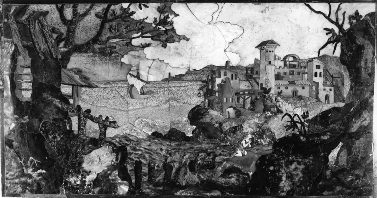 Giona (formella) - manifattura granducale (sec. XVII)