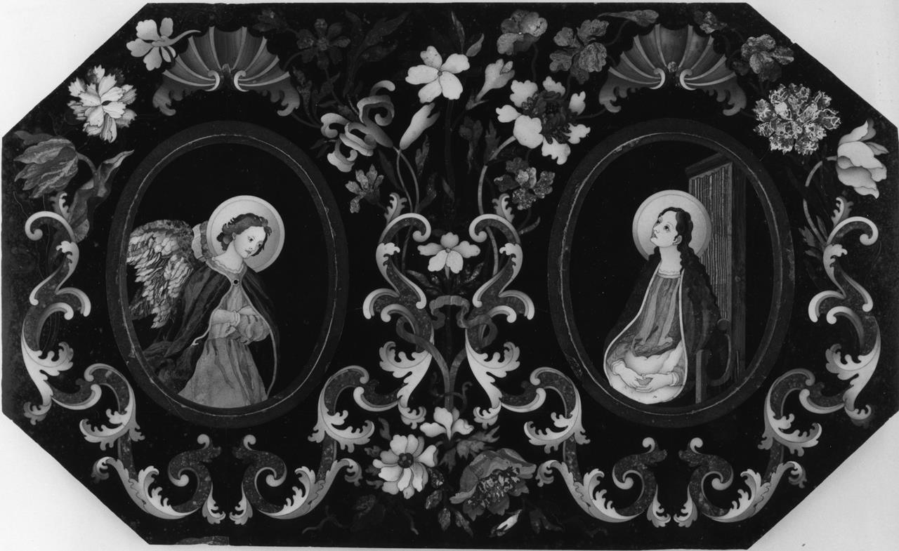 Annunciazione (formella) - manifattura granducale (XVIII)