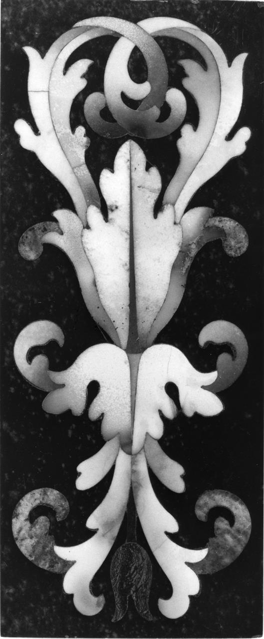 ornati acantiformi (formella) - manifattura granducale (prima metà XVIII)