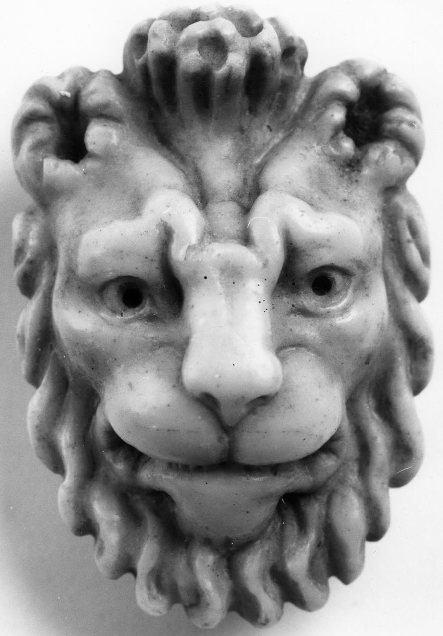 protome leonina (rilievo) - manifattura granducale (XVIII)