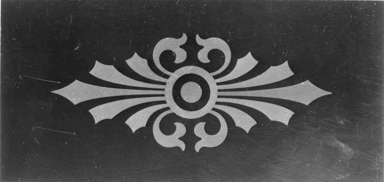 motivo decorativo geometrico (formella) - manifattura fiorentina (XIX)