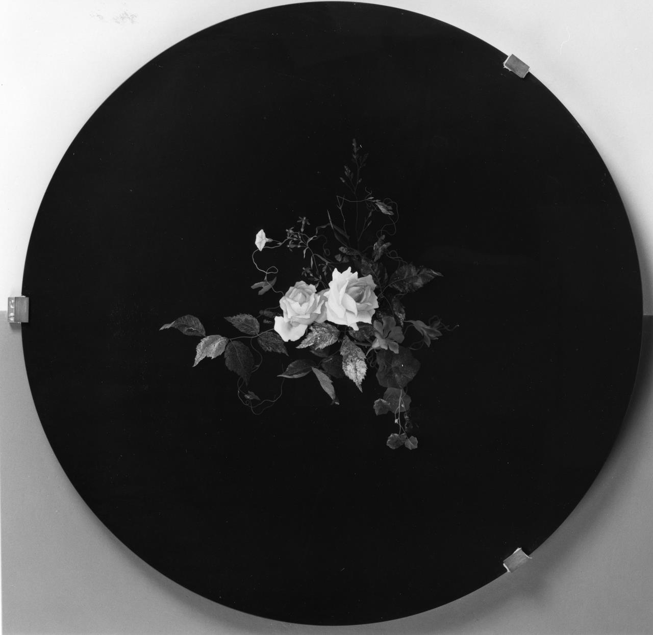 Tropeoli e fiori di campo (tavolo) - manifattura fiorentina (XIX)