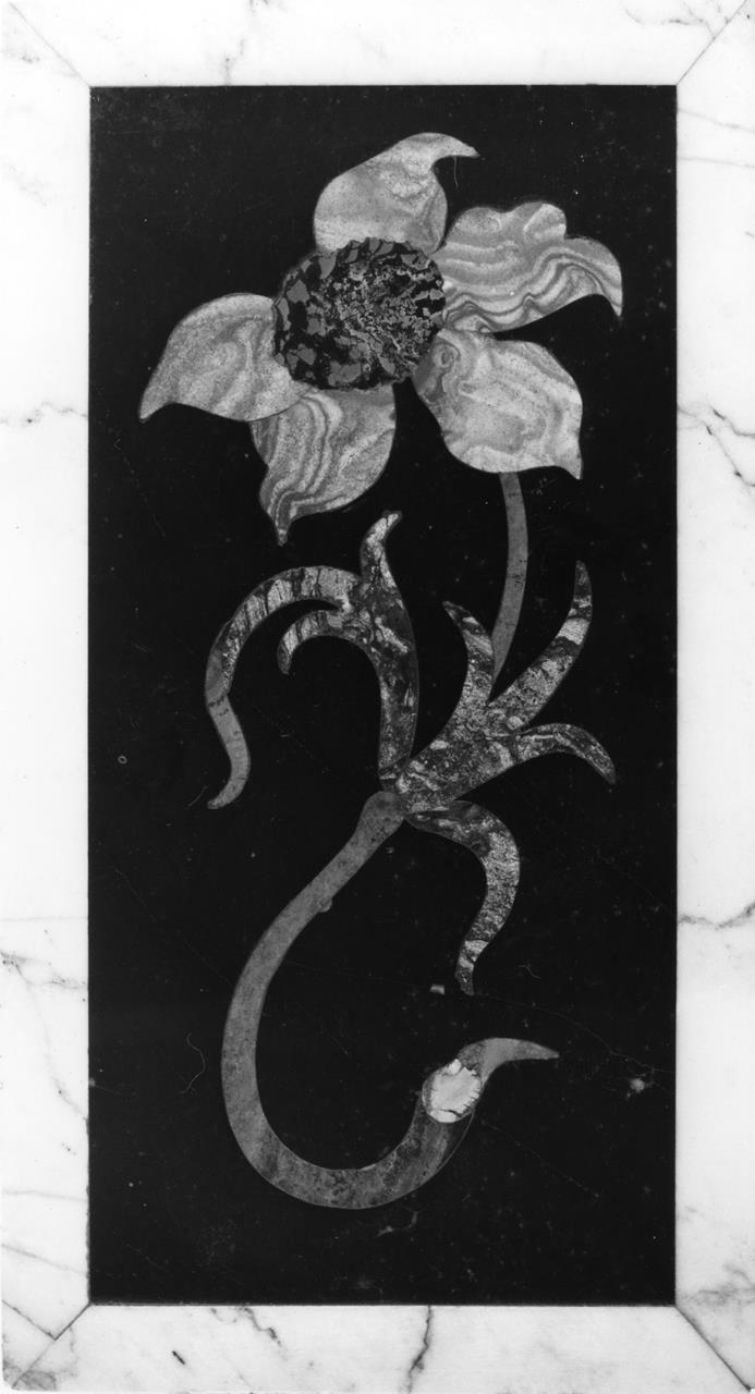 fiori (formella) - manifattura granducale (seconda metà XVII)