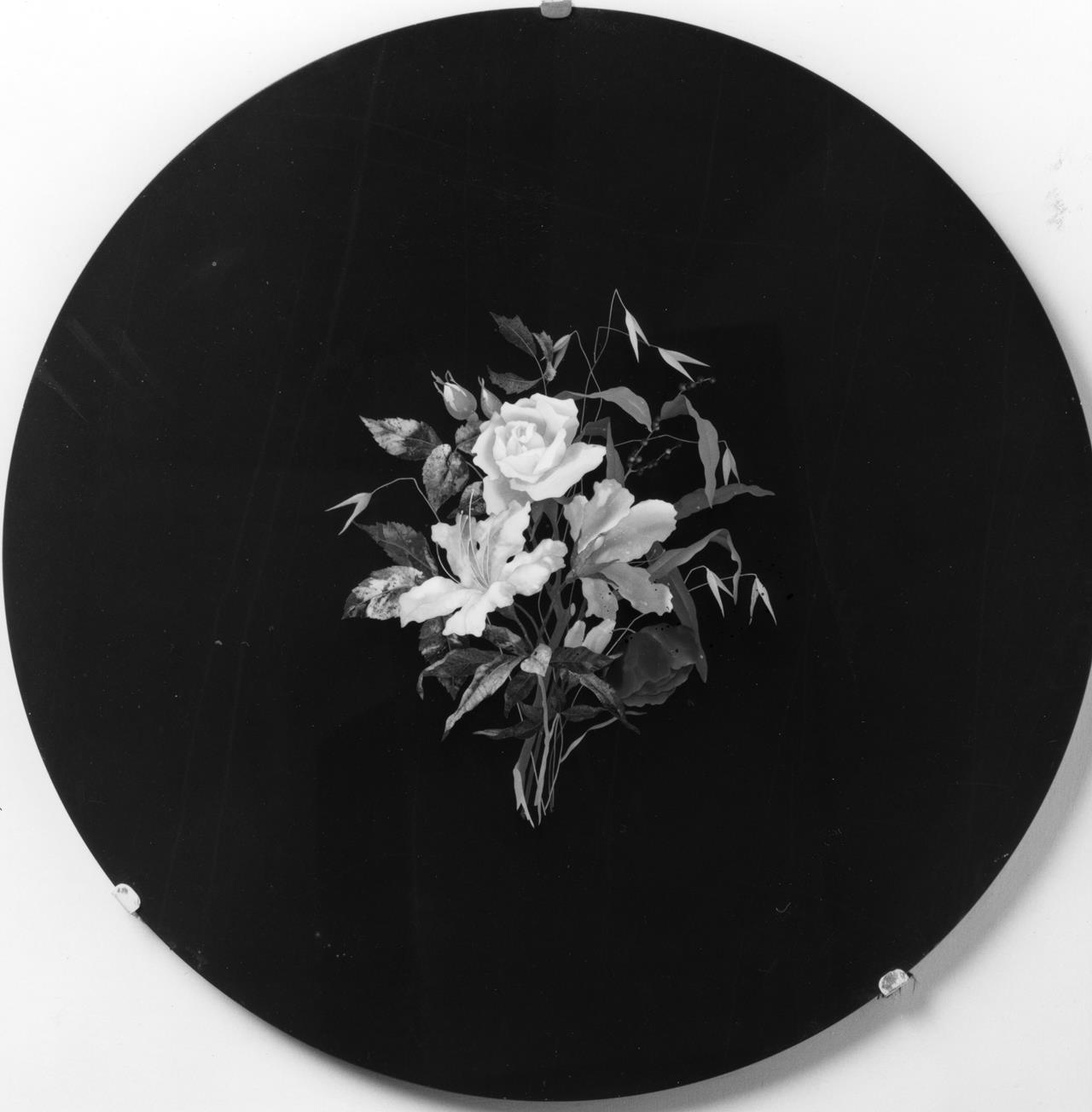 Azalea e fiori (tavolo) - manifattura fiorentina (XIX)