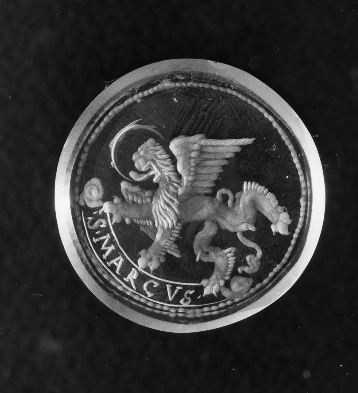 Leone di San Marco (placchetta) - manifattura granducale (inizio/ fine XVIII)