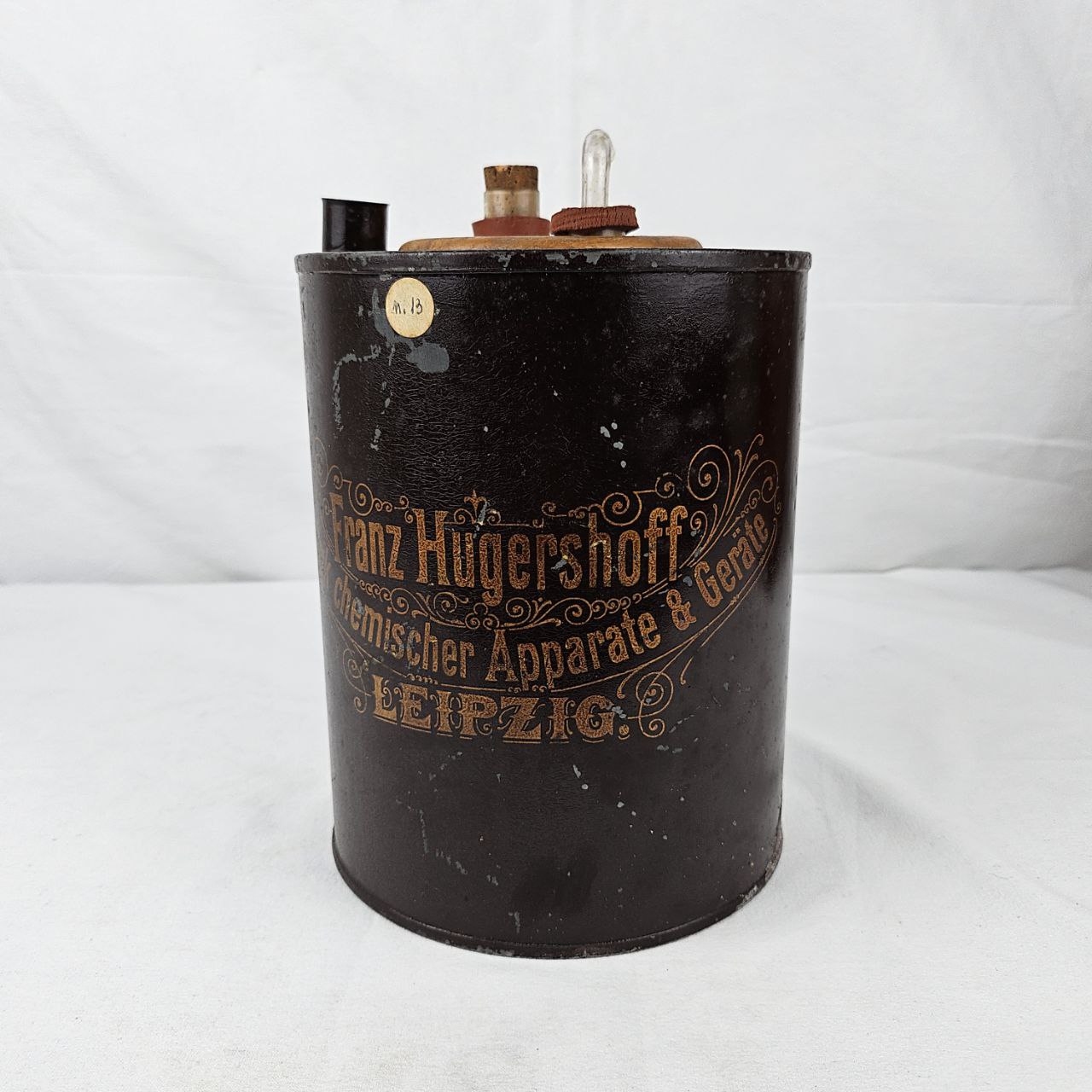 contenitore, per prodotti chimici di Hugershoff, Franz - manifattura tedesca (metà/ metà XIX/XX)