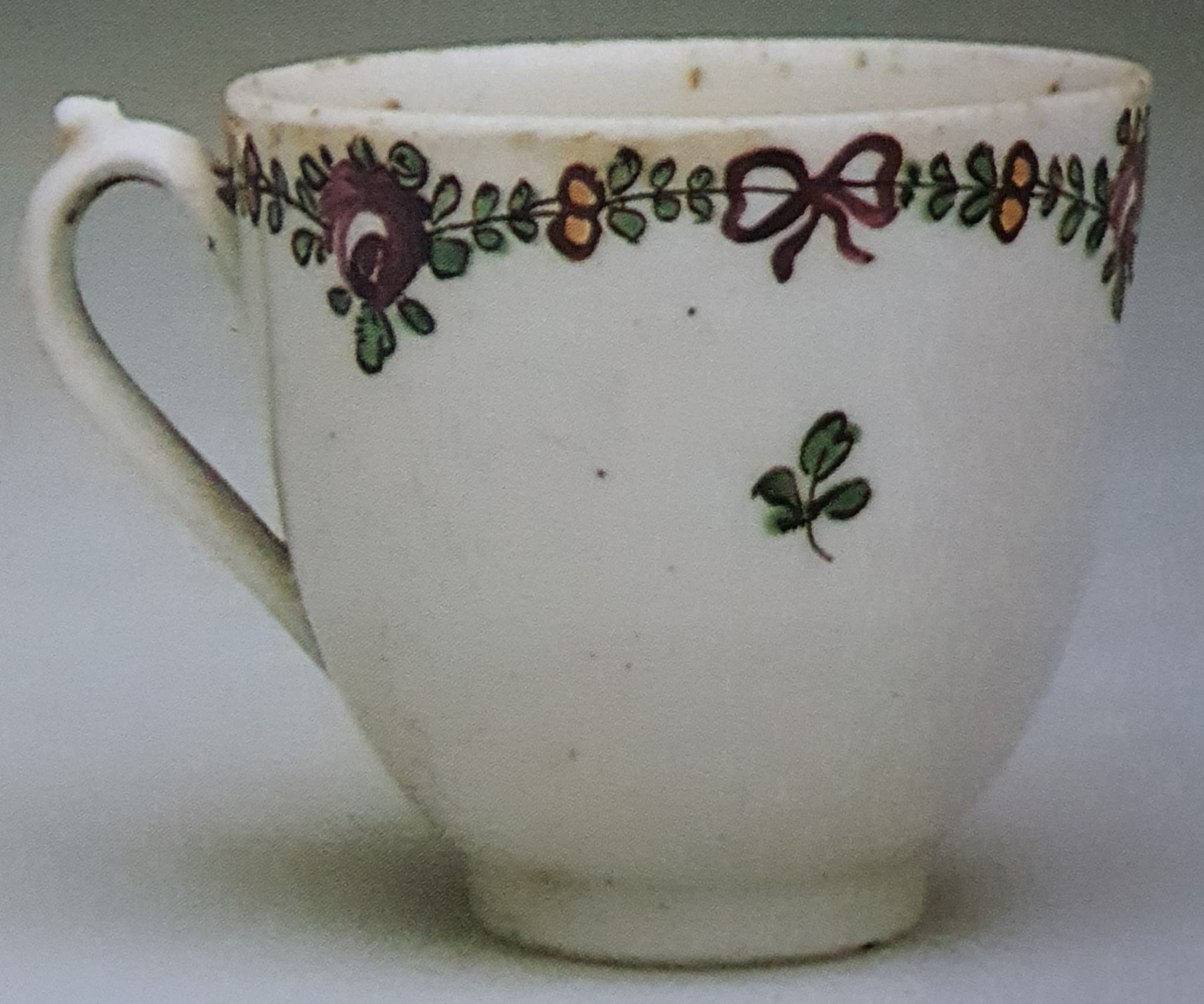 tazzina di Antonibon - Parolin (bottega) - manifattura novese (XVIII)