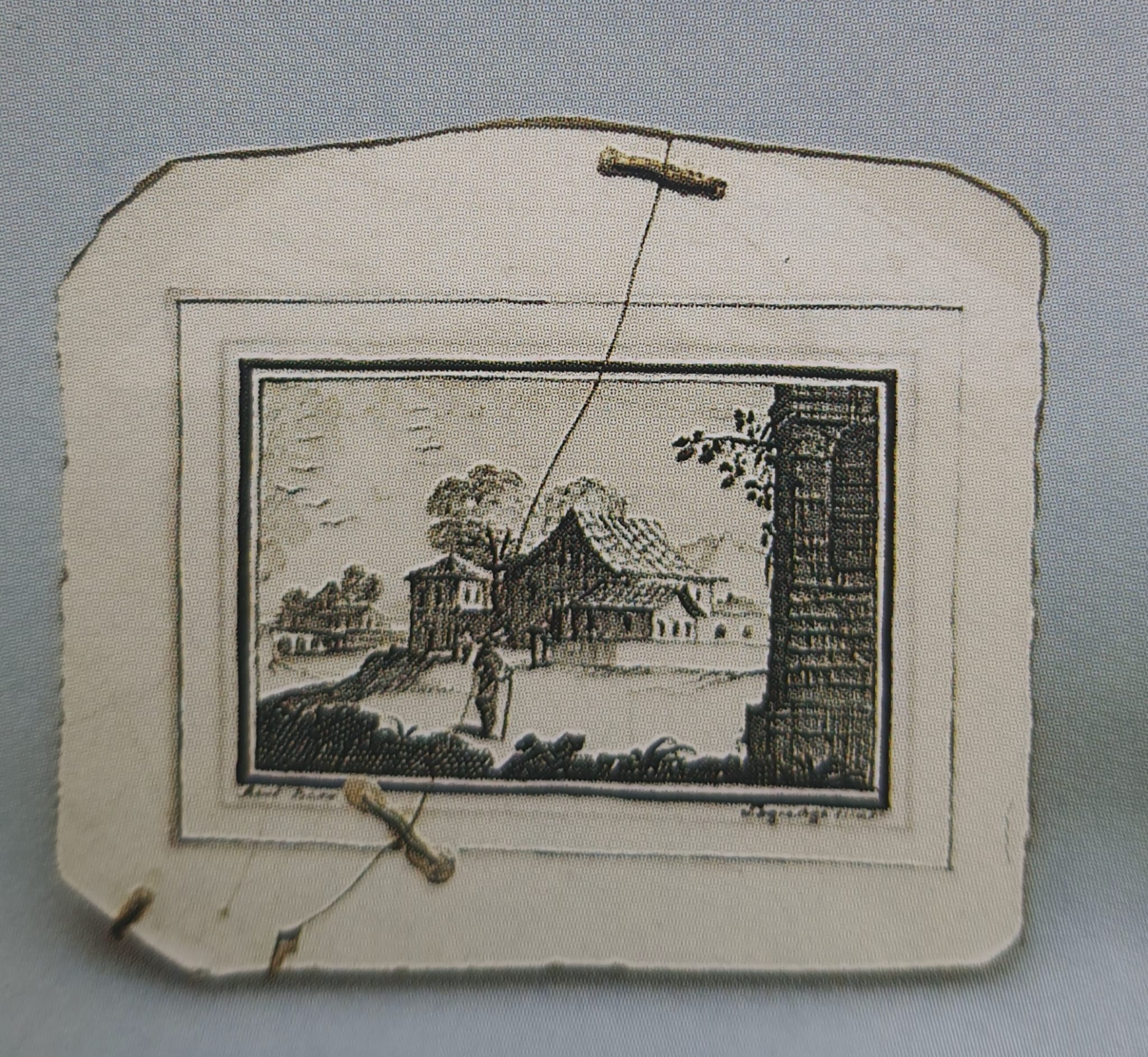 piastrella di Manifattura Antonibon, Nove, periodo Baroni (bottega) - manifattura novese (primo quarto XIX)