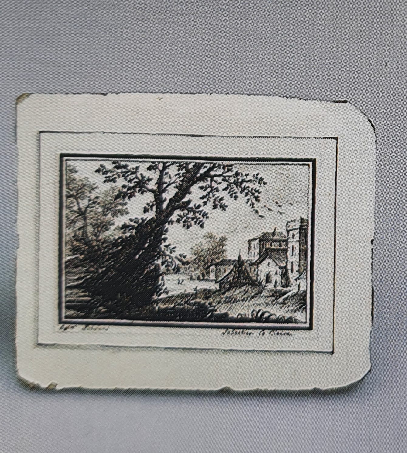 piastrella di Manifattura Antonibon, Nove, periodo Baroni (bottega) - manifattura novese (primo quarto XIX)