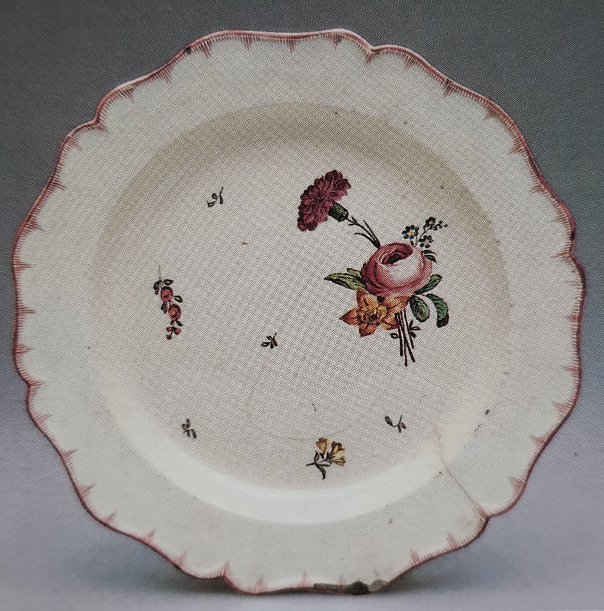 piatto di Manifattura Antonibon, Nove, periodo Baroni (bottega) - manifattura novese (XIX)