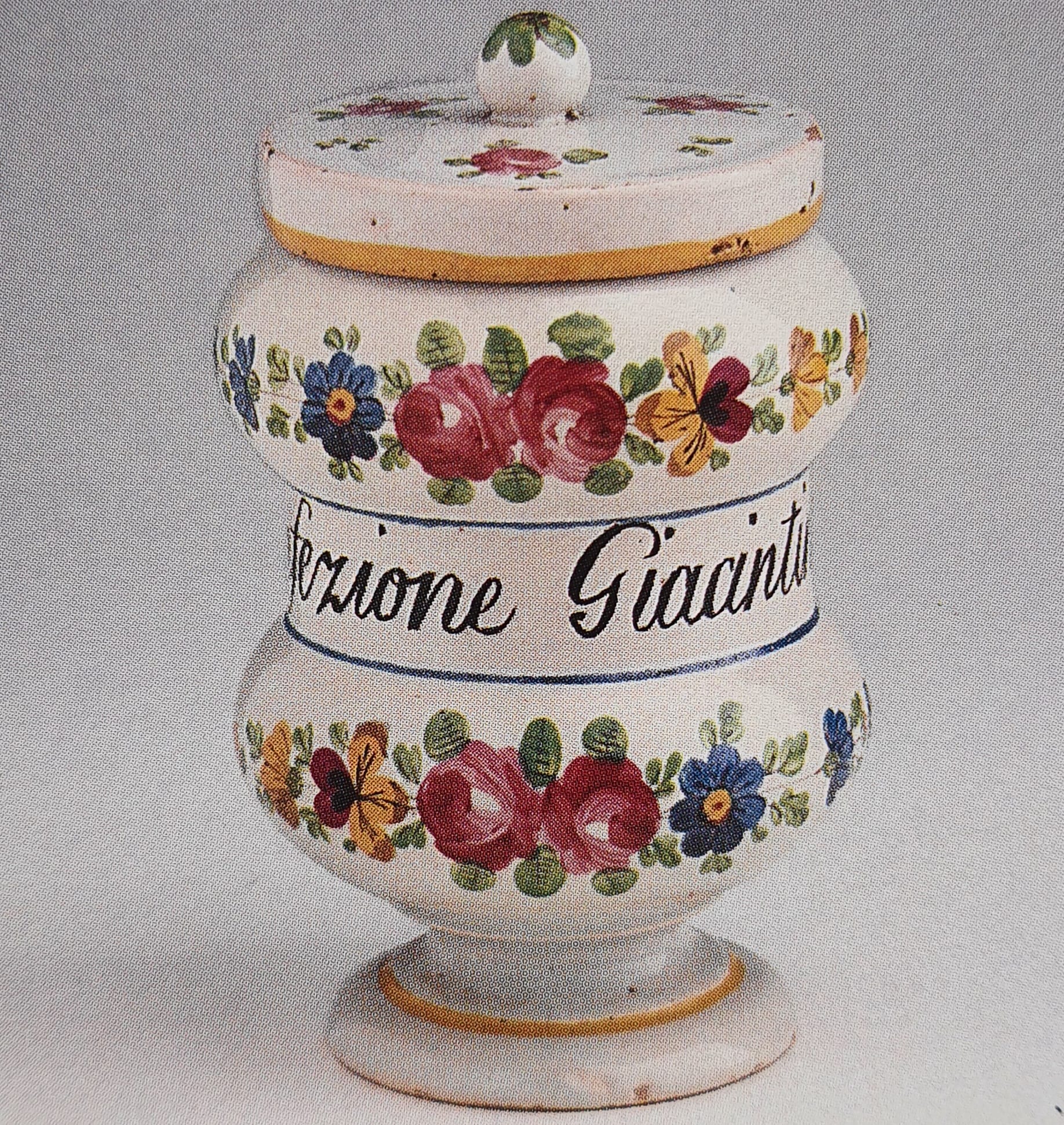 vaso - da farmacia di Manifattura Antonibon, Nove, periodo Baccin (bottega) - manifattura novese (XVIII)