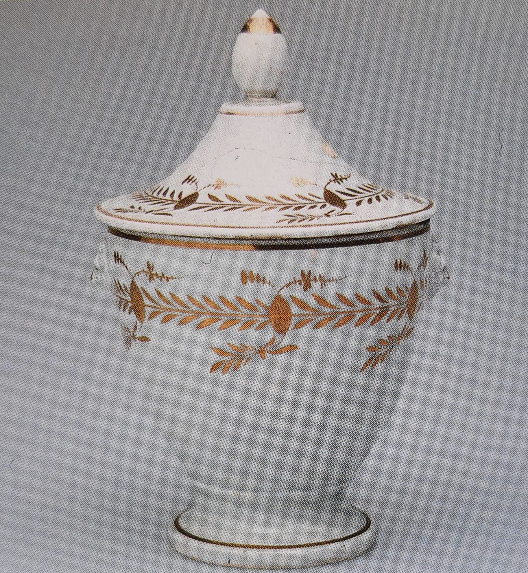 zuccheriera di Manifattura Antonibon, Nove, periodo Baroni (bottega) - manifattura novese (XIX)